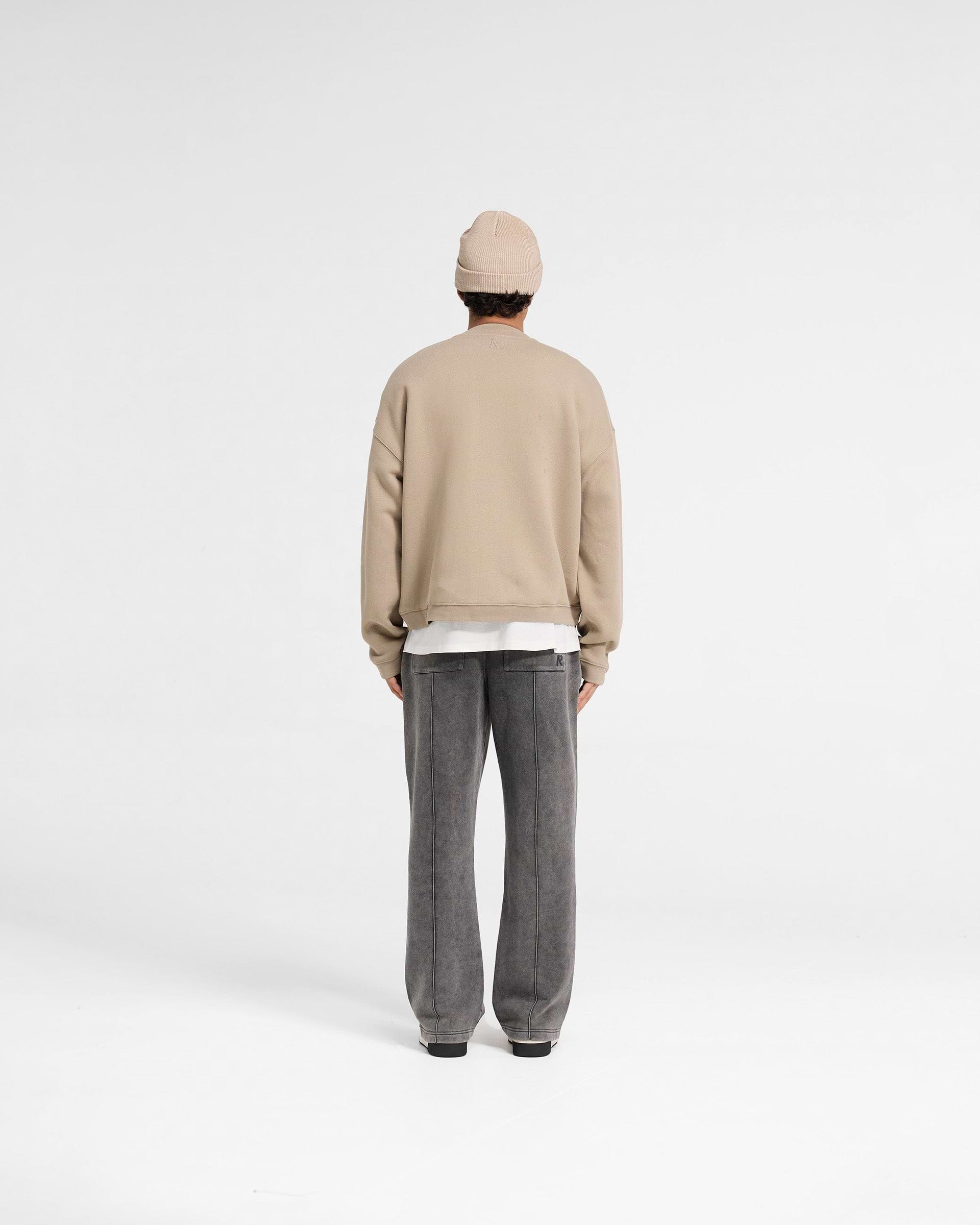 Initial Boxy Sweater - Dune