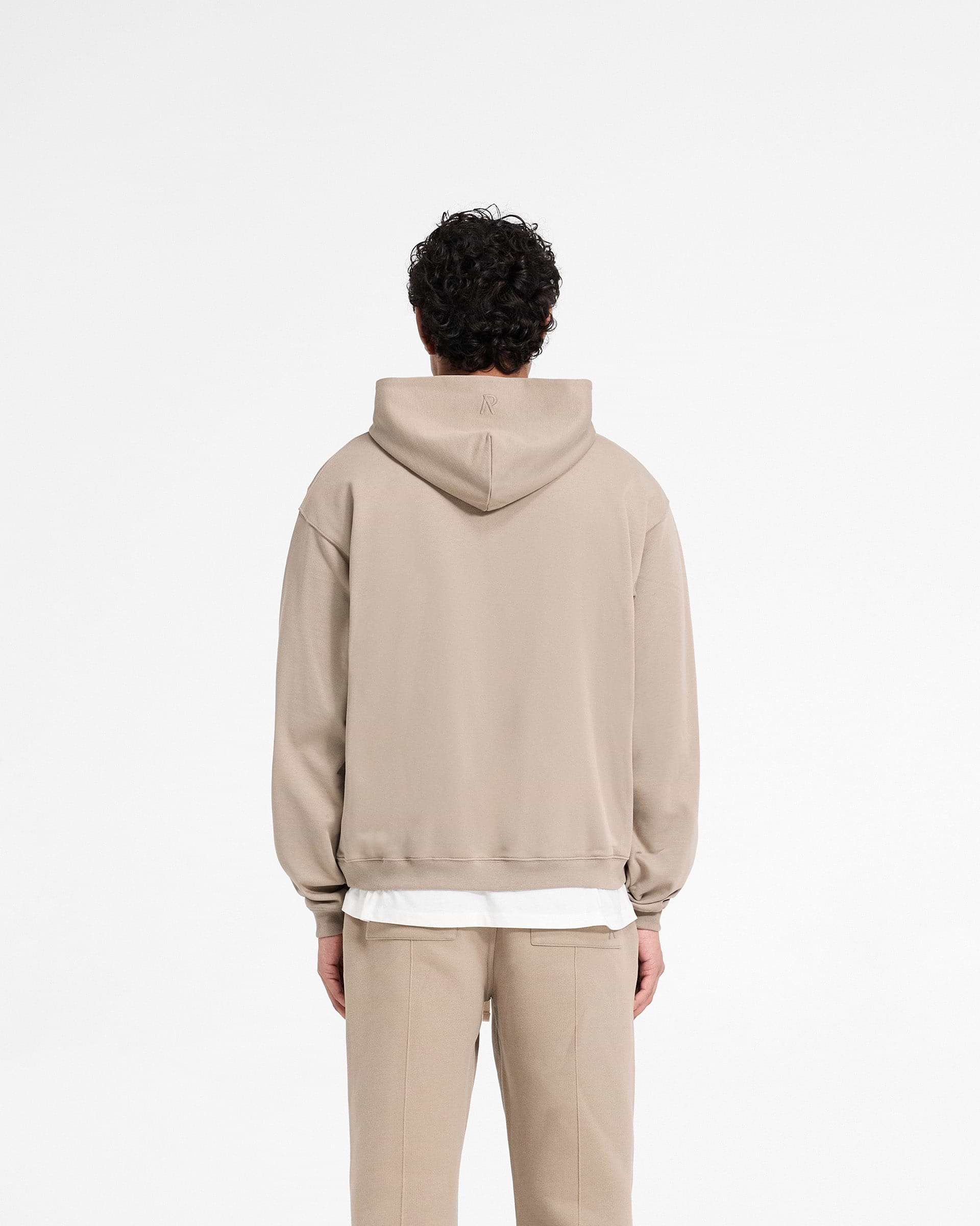 Initial Zip Hoodie - Dune