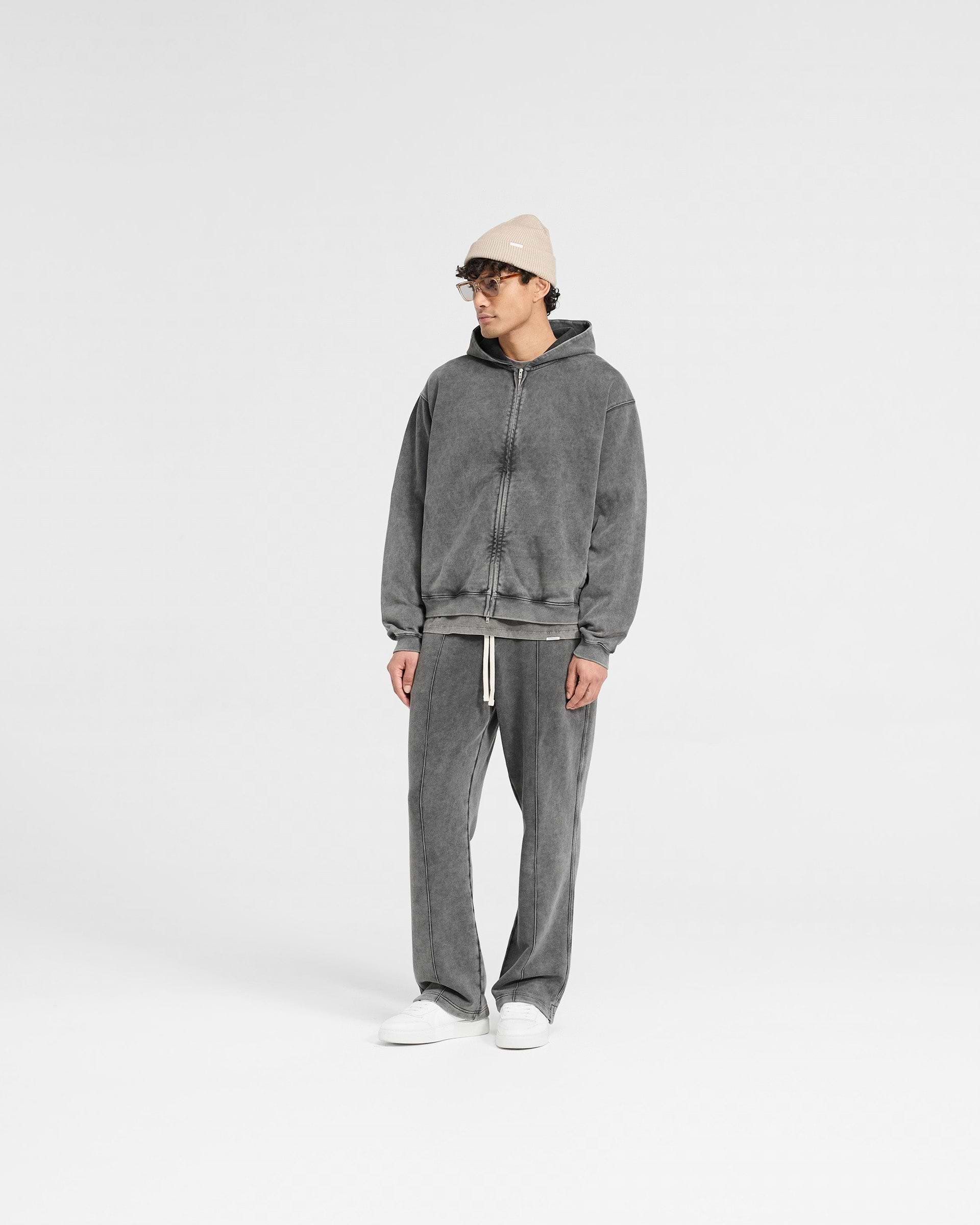 Initial Zip Hoodie | Vintage Grey | REPRESENT