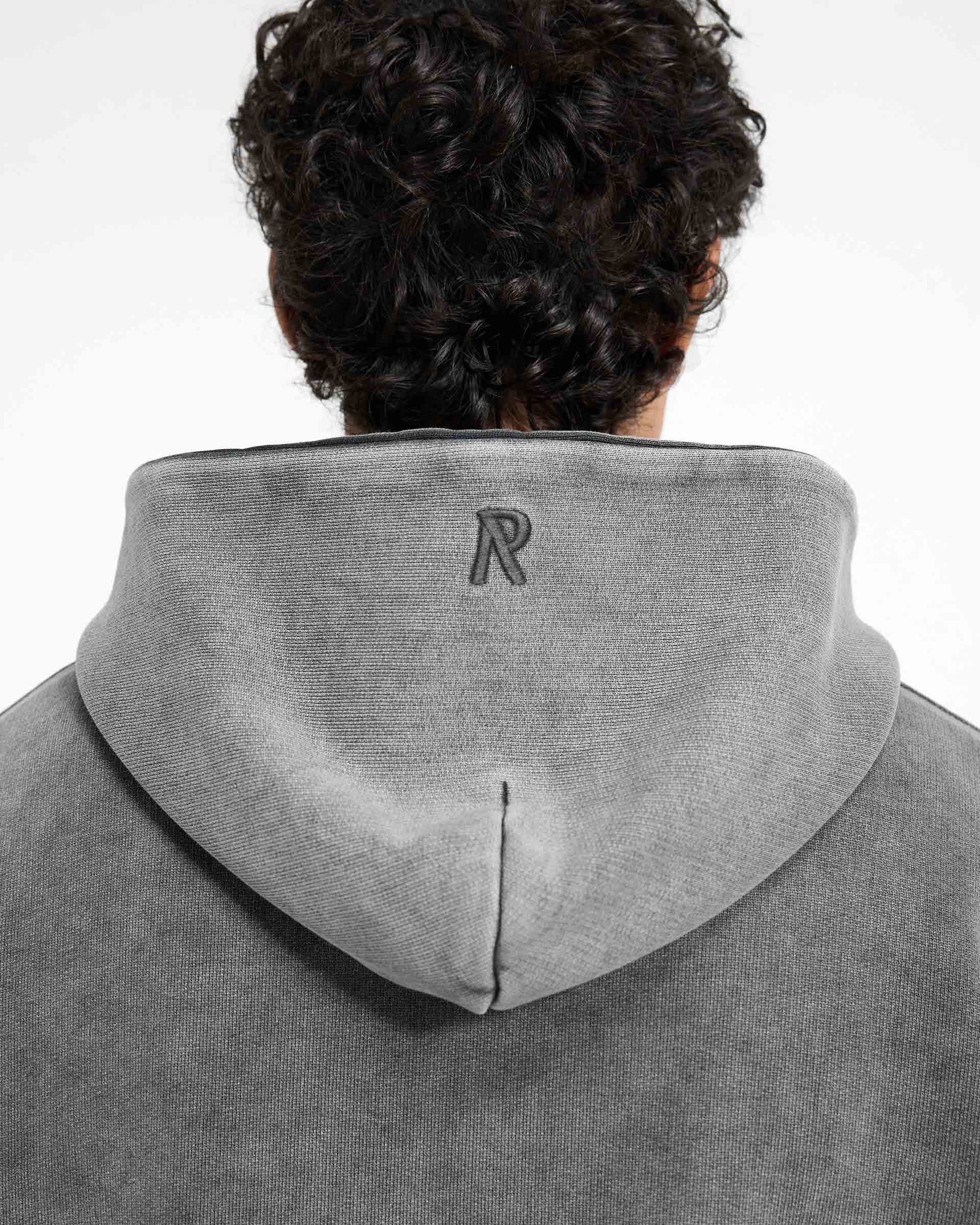Initial Boxy Oversized Hoodie | Vintage Grey | REPRESENT