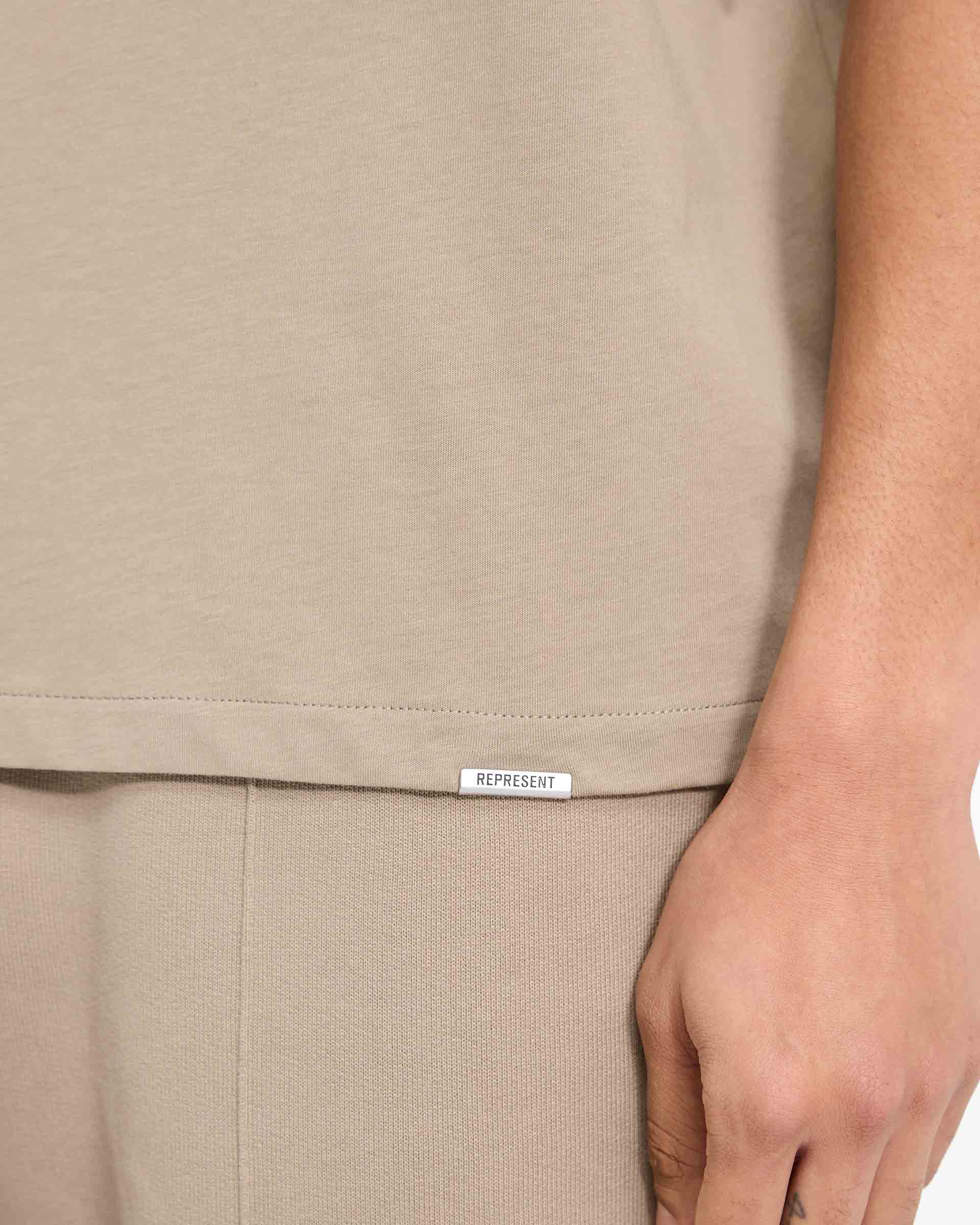 Initial Boxy T-Shirt - Dune