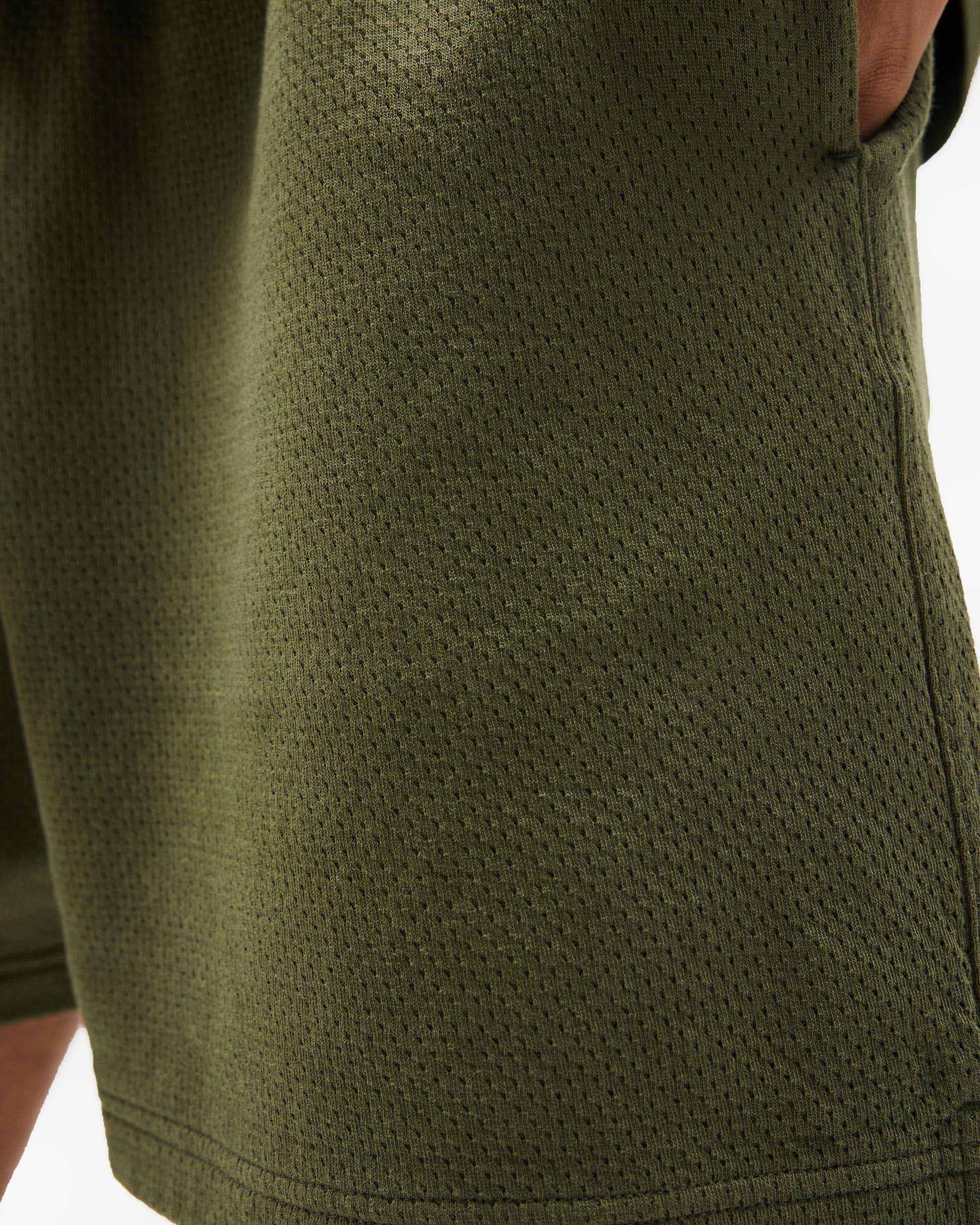 Initial Mesh Shorts - Army Green