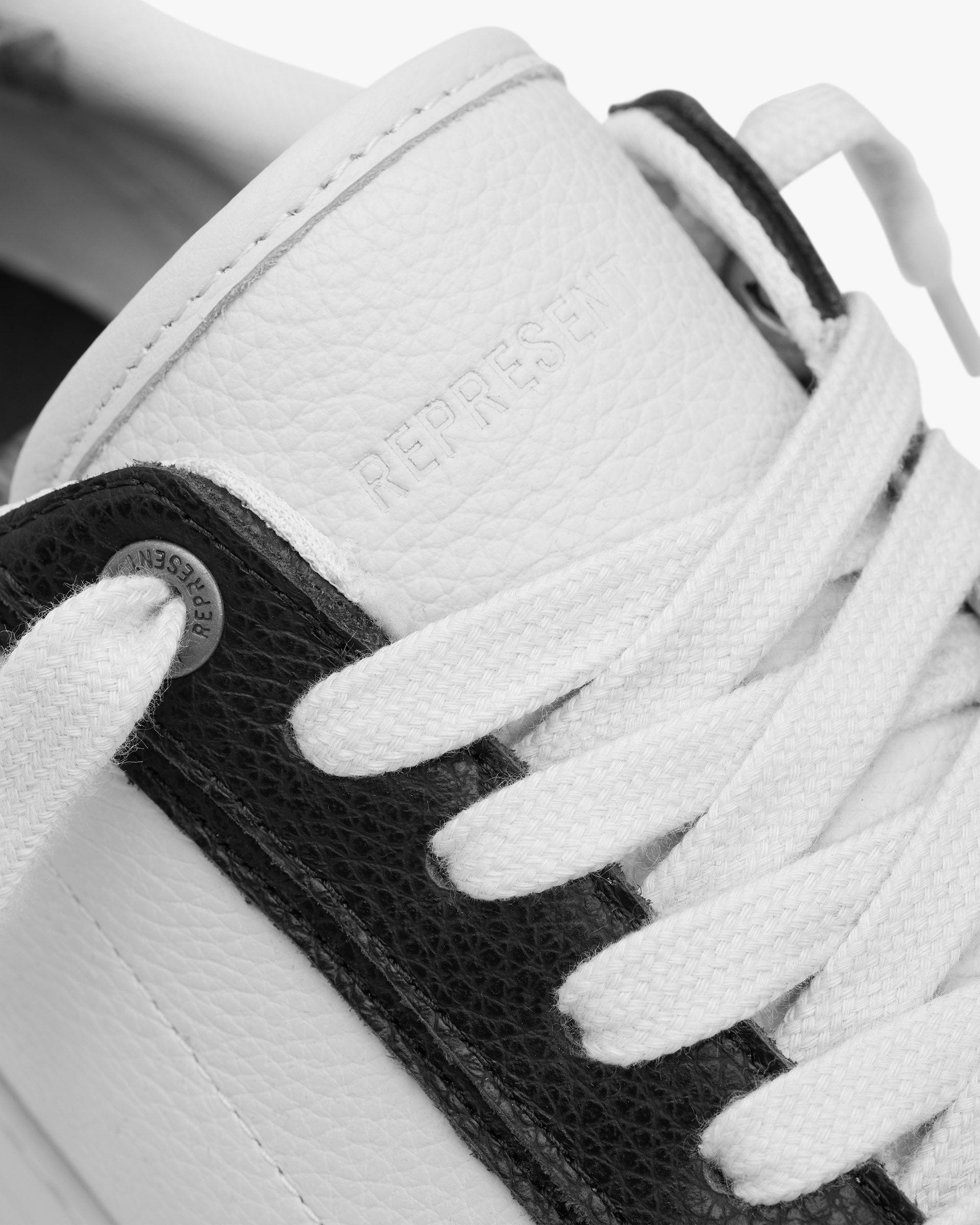 Initial Sneaker | Leather | Black Vintage White | REPRESENT