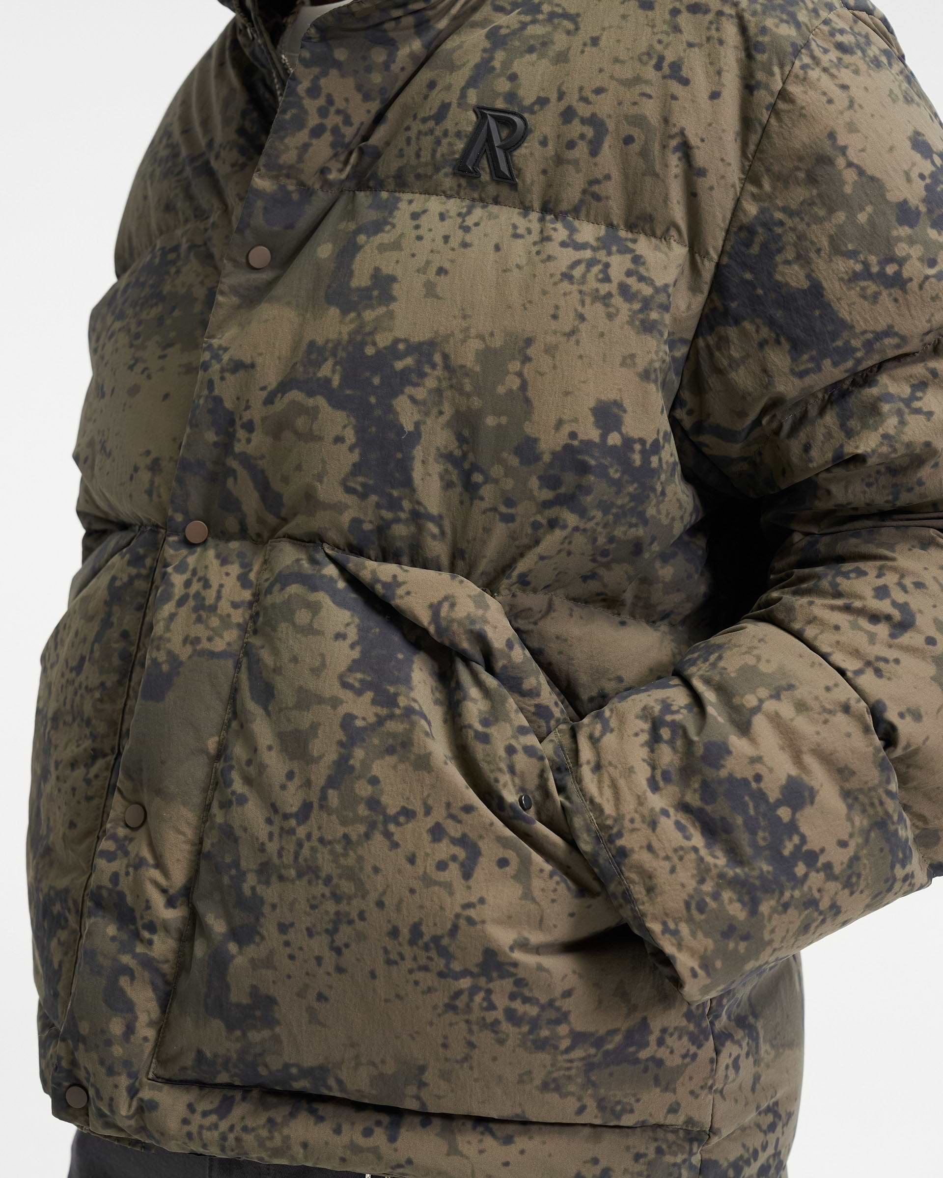 Camo puffer outlet