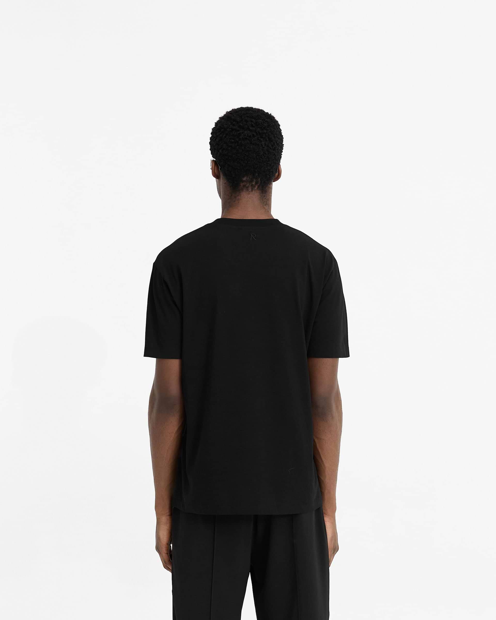 2 x Initial T-Shirt - Black & Ice Grey Marl
