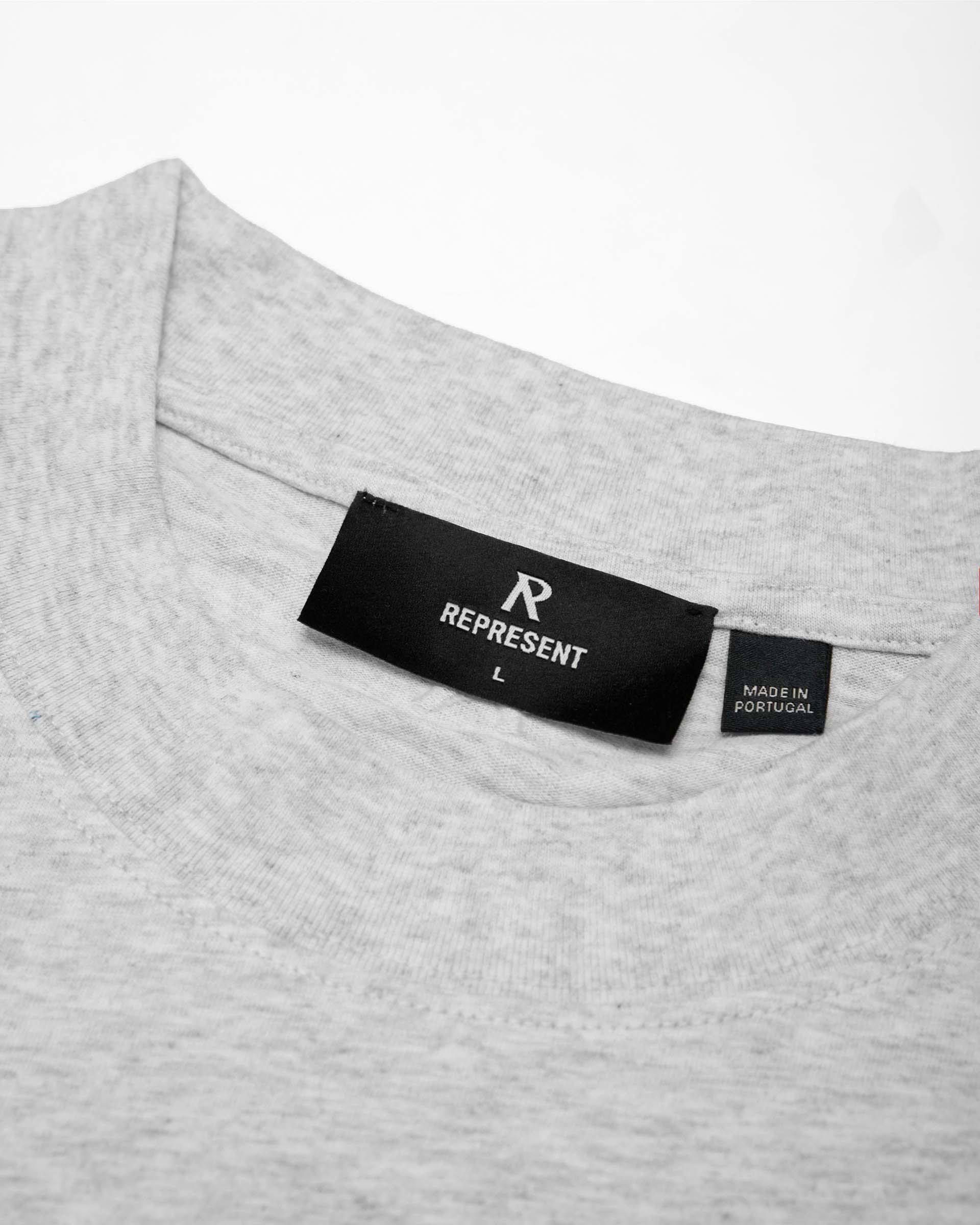 2 x Initial T-Shirt - Ice Grey Marl
