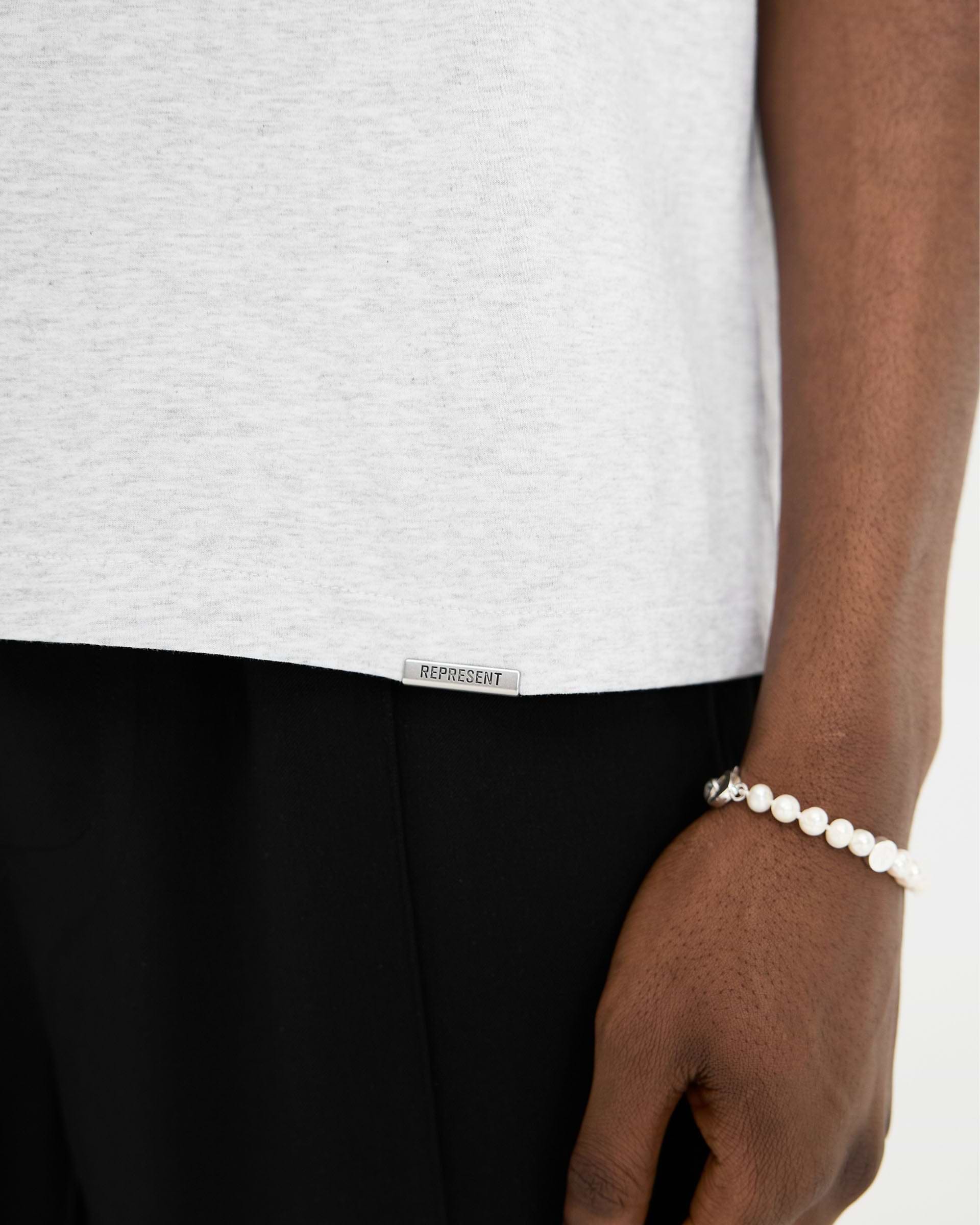 2 x Initial T-Shirt - Ice Grey Marl