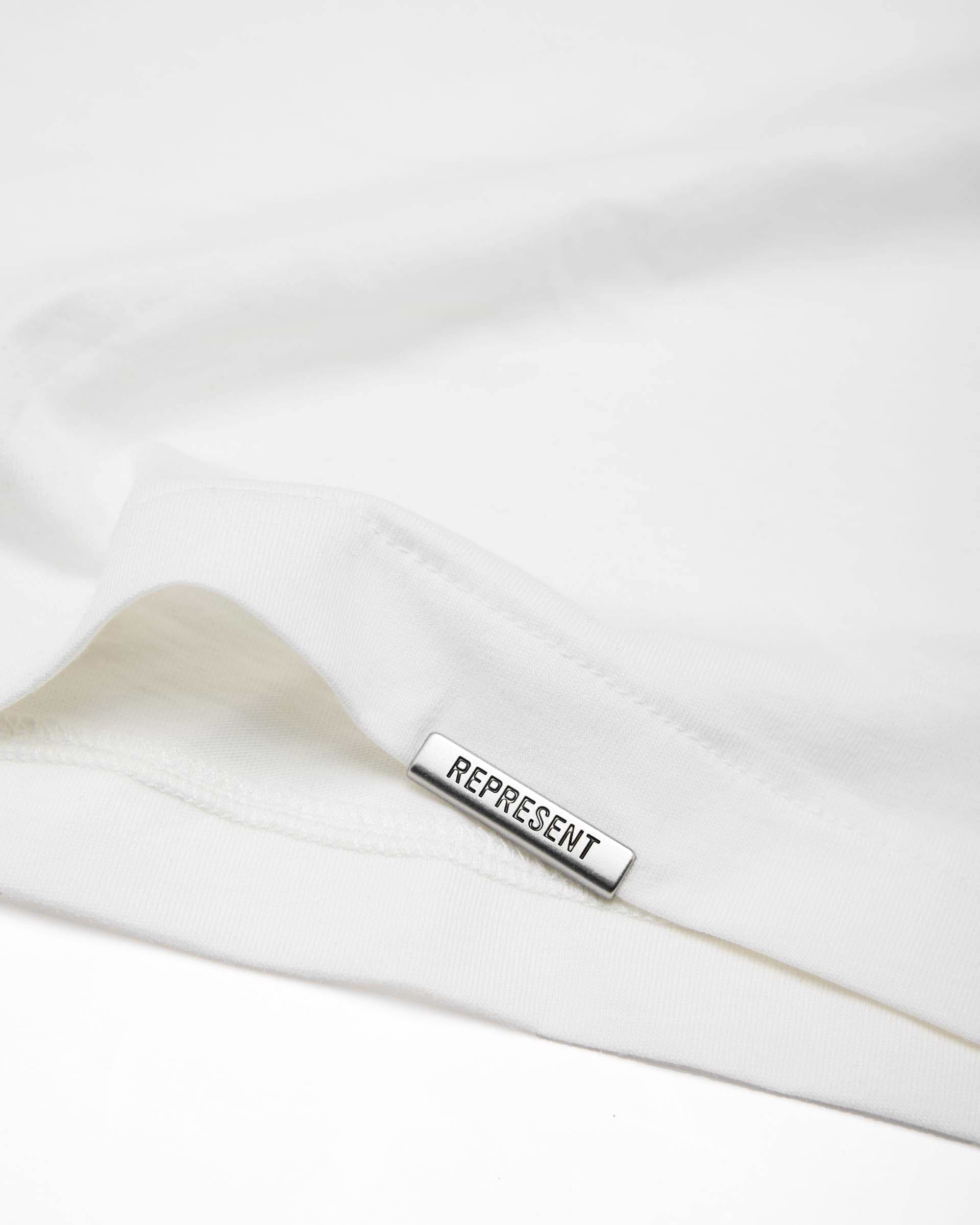 2 x Initial T-Shirt - Flat White & Ice Grey Marl