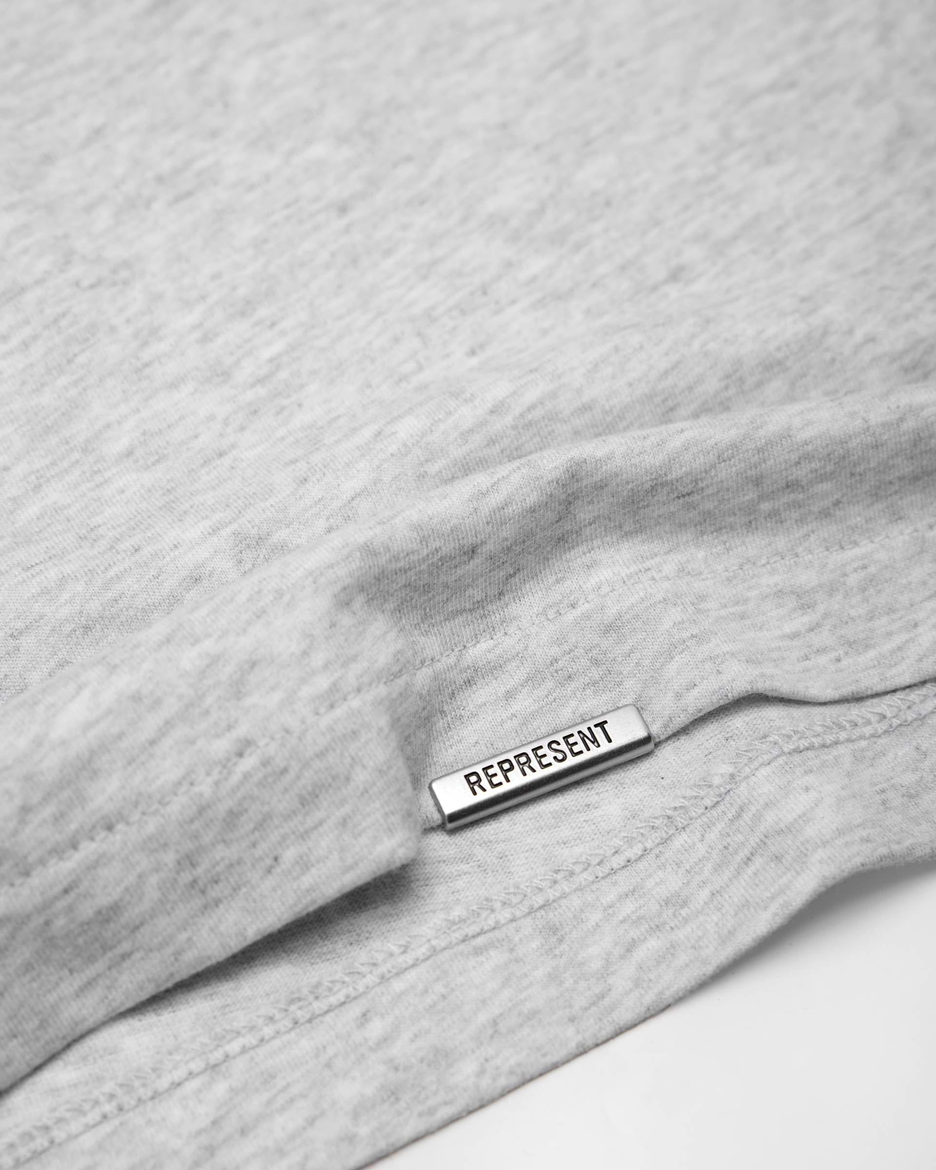 2 x Initial T-Shirt - Flat White & Ice Grey Marl