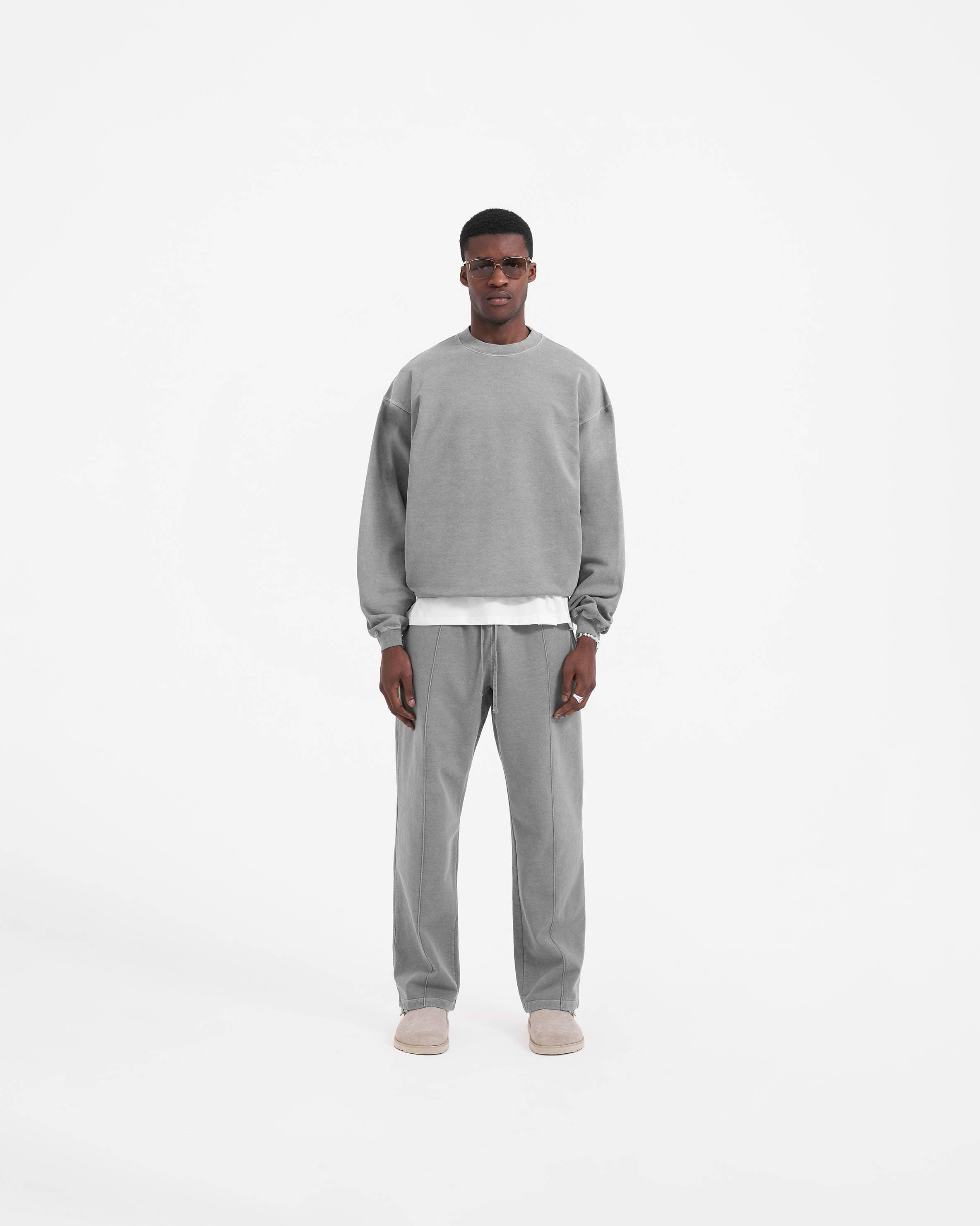 Grey sweatshirt hot sale and sweatpants