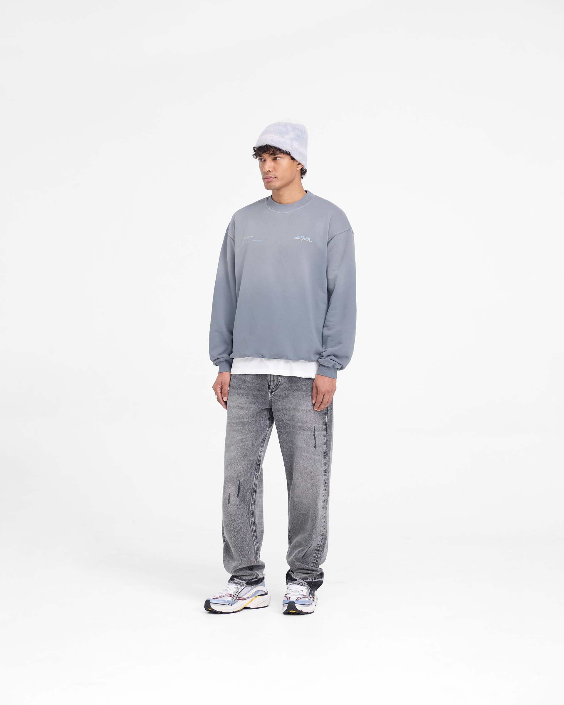 スウェット・トレーナー REPRESENT Patron of the club washed cotton sweatshirt Grigio Washed Grey Sweater | Patron of the Club | REPRESENT