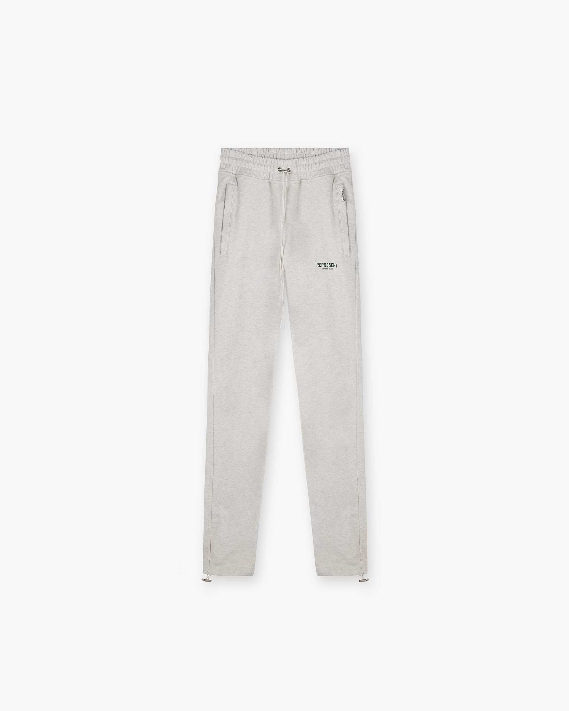 Represent Owners Club Zip Sweatpant - Cream Marl