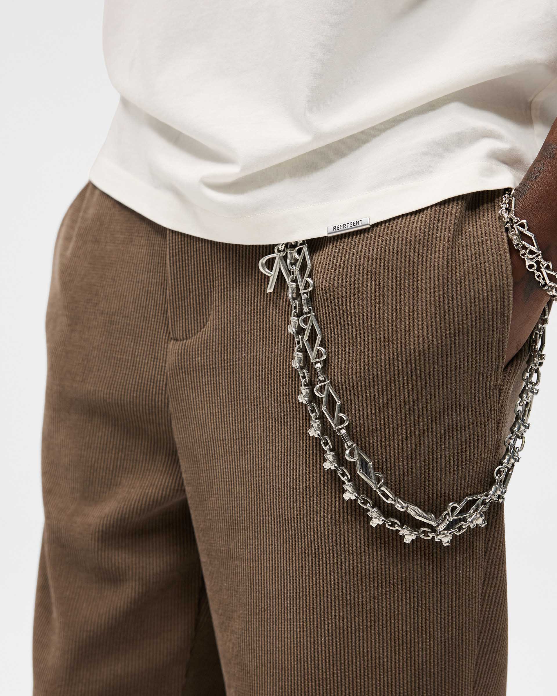 Ribbed Hybrid Pant - Clove