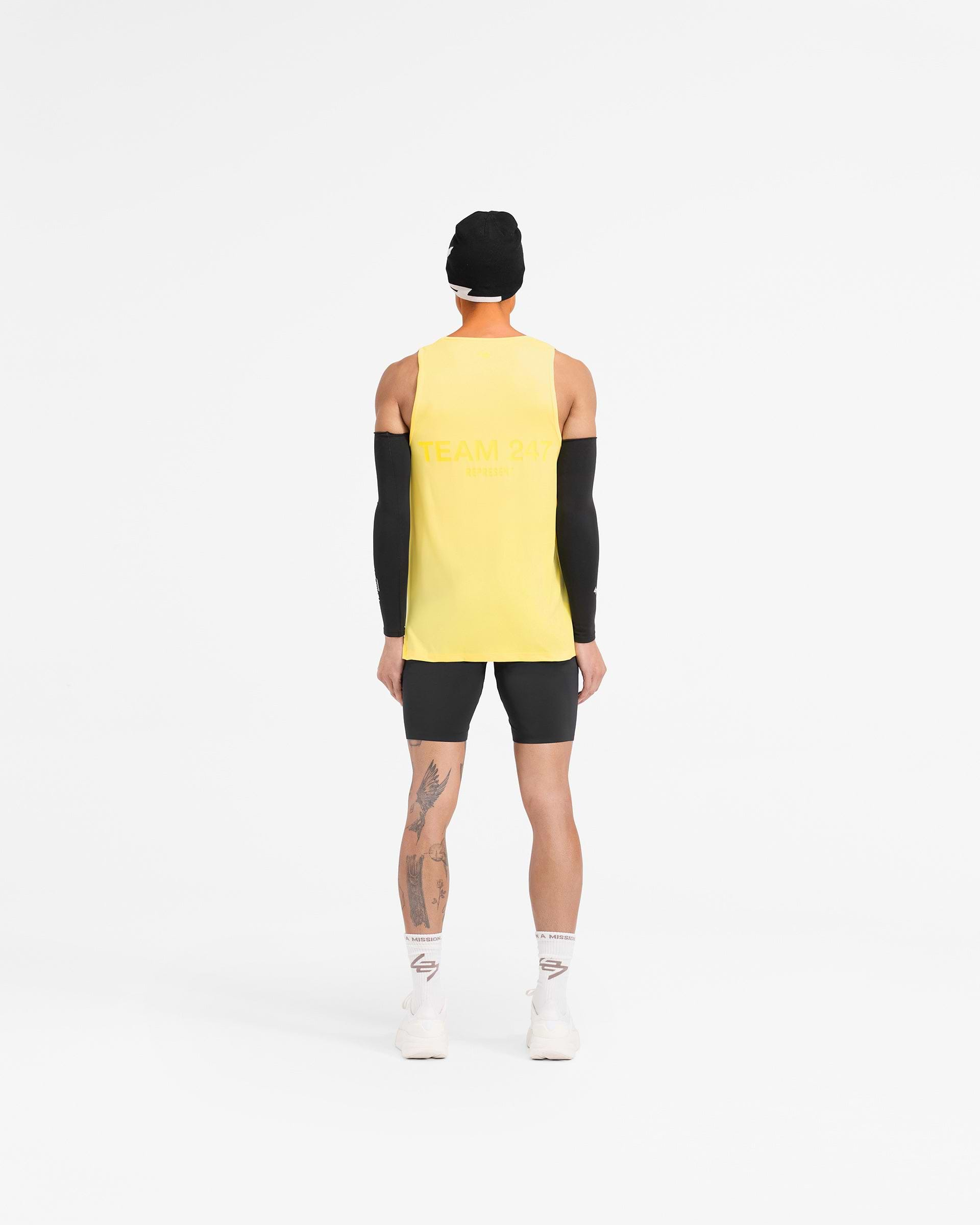 Team 247 Run Vest - Lemon