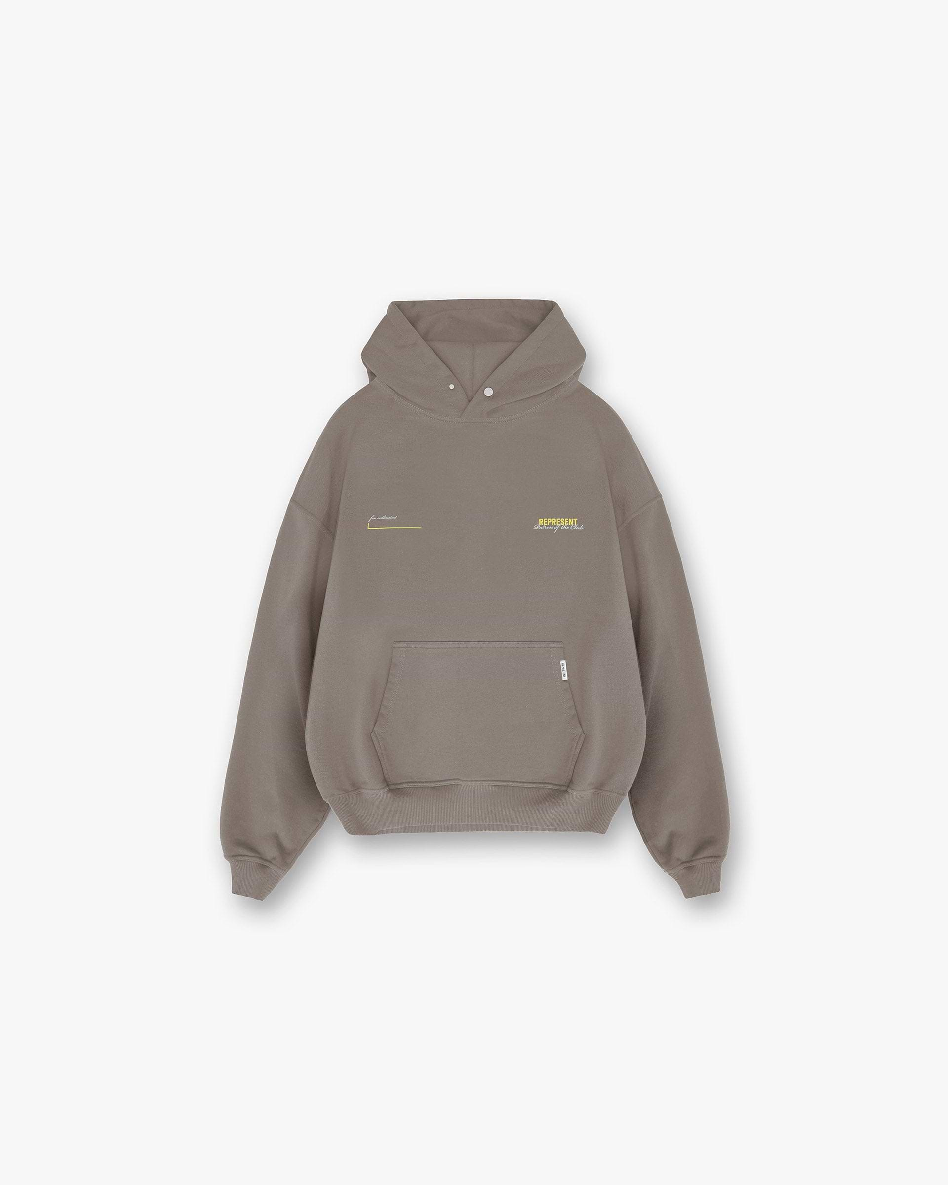 Patron Of The Club Hoodie - Washed Olive