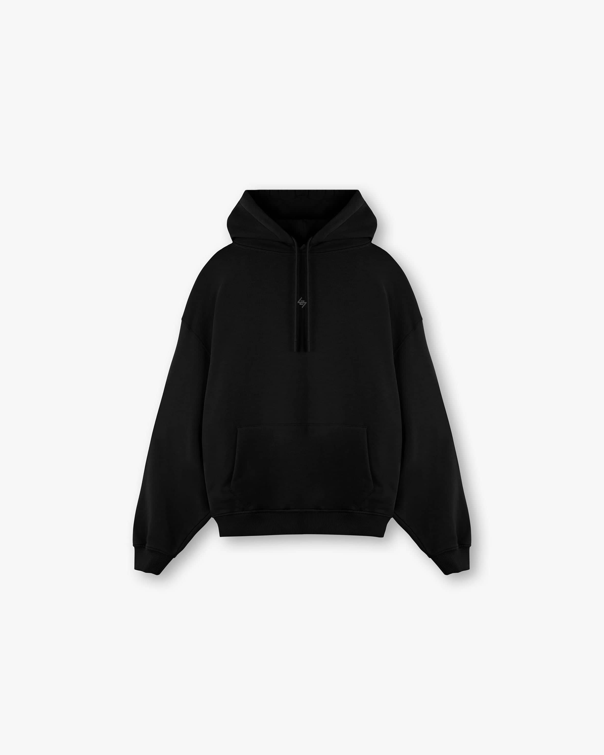 Jet Black 247 DNA Oversized Hoodie | Gym Hoodie | REPRESENT
