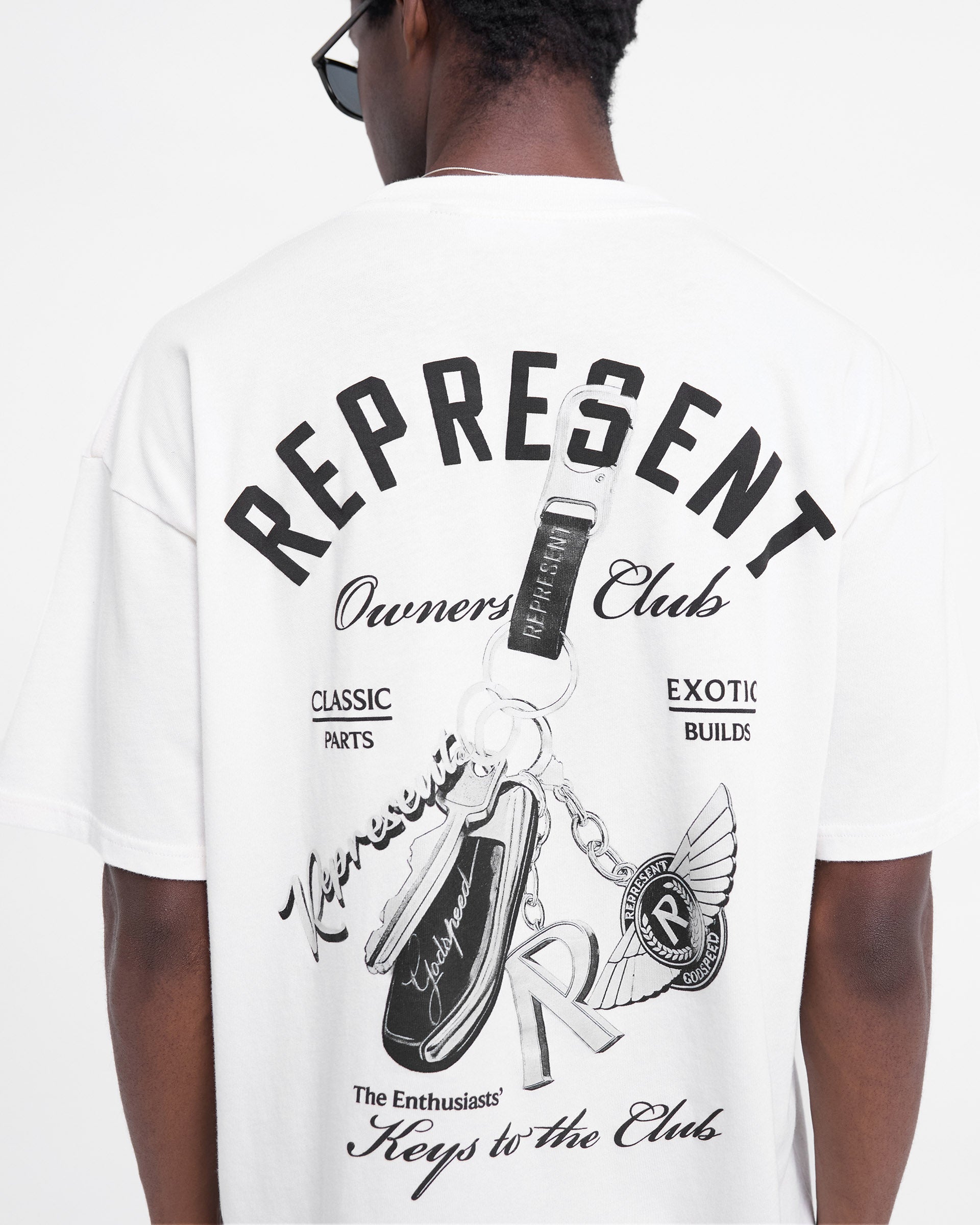 Keys To The Club T-Shirt - Flat White