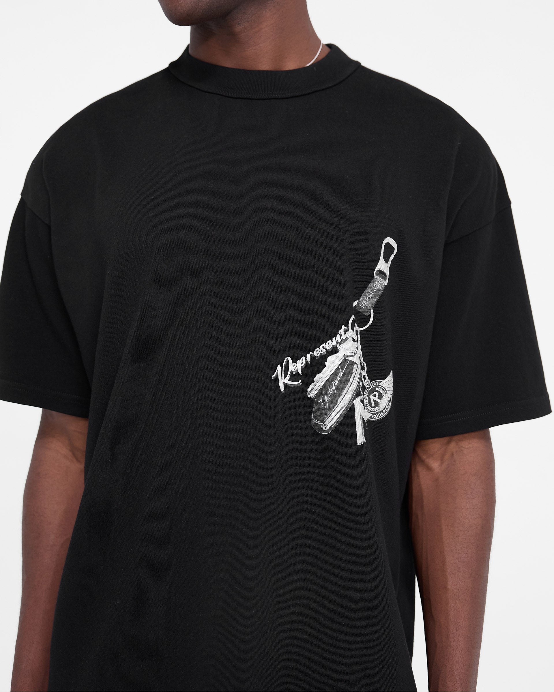 Keys to the Club T-Shirt | Jet Black | REPRESENT