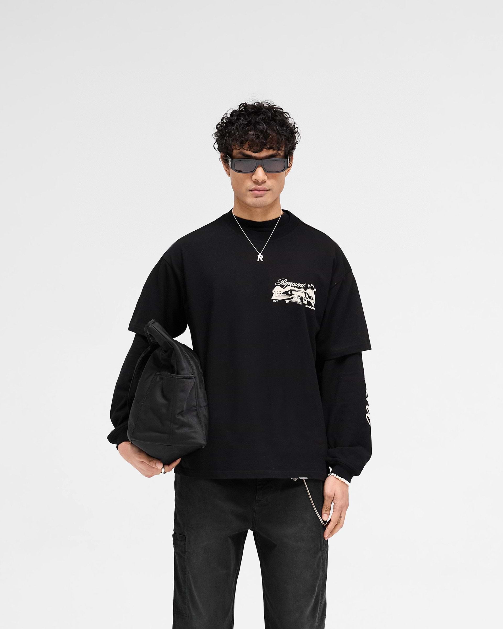 Raceway T-Shirt - Jet Black | REPRESENT