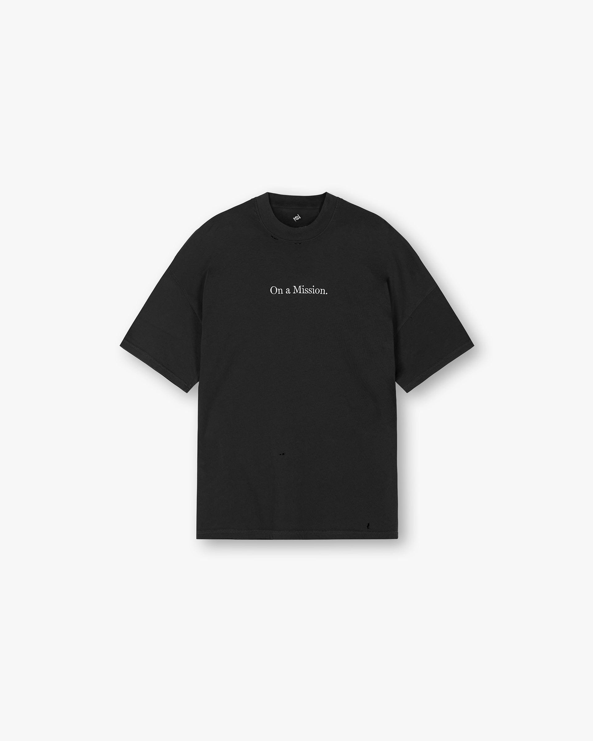 247 Jet Black On A Mission T-Shirt | 247 x Puma | REPRESENT