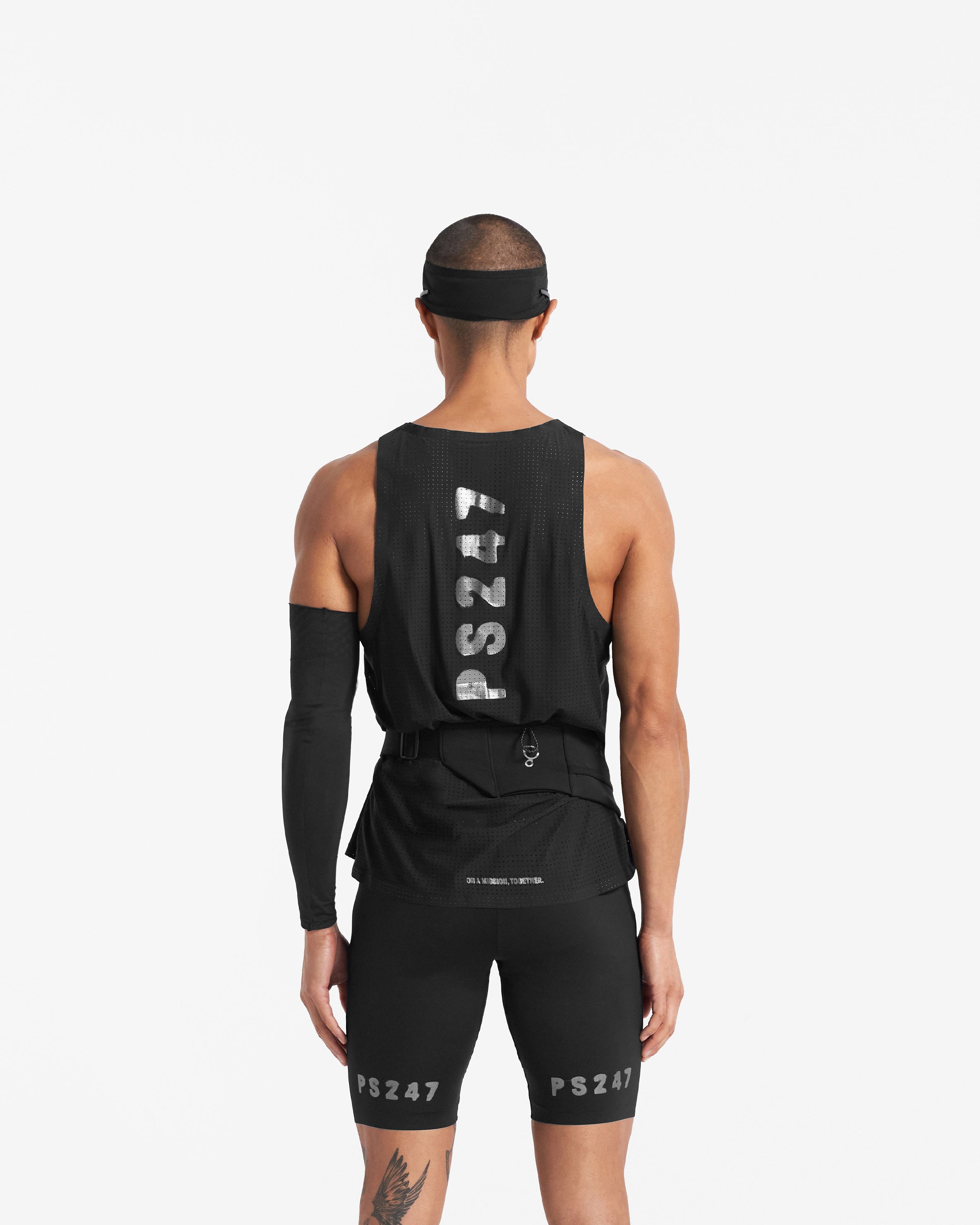 247 X Puresport Singlet - Black