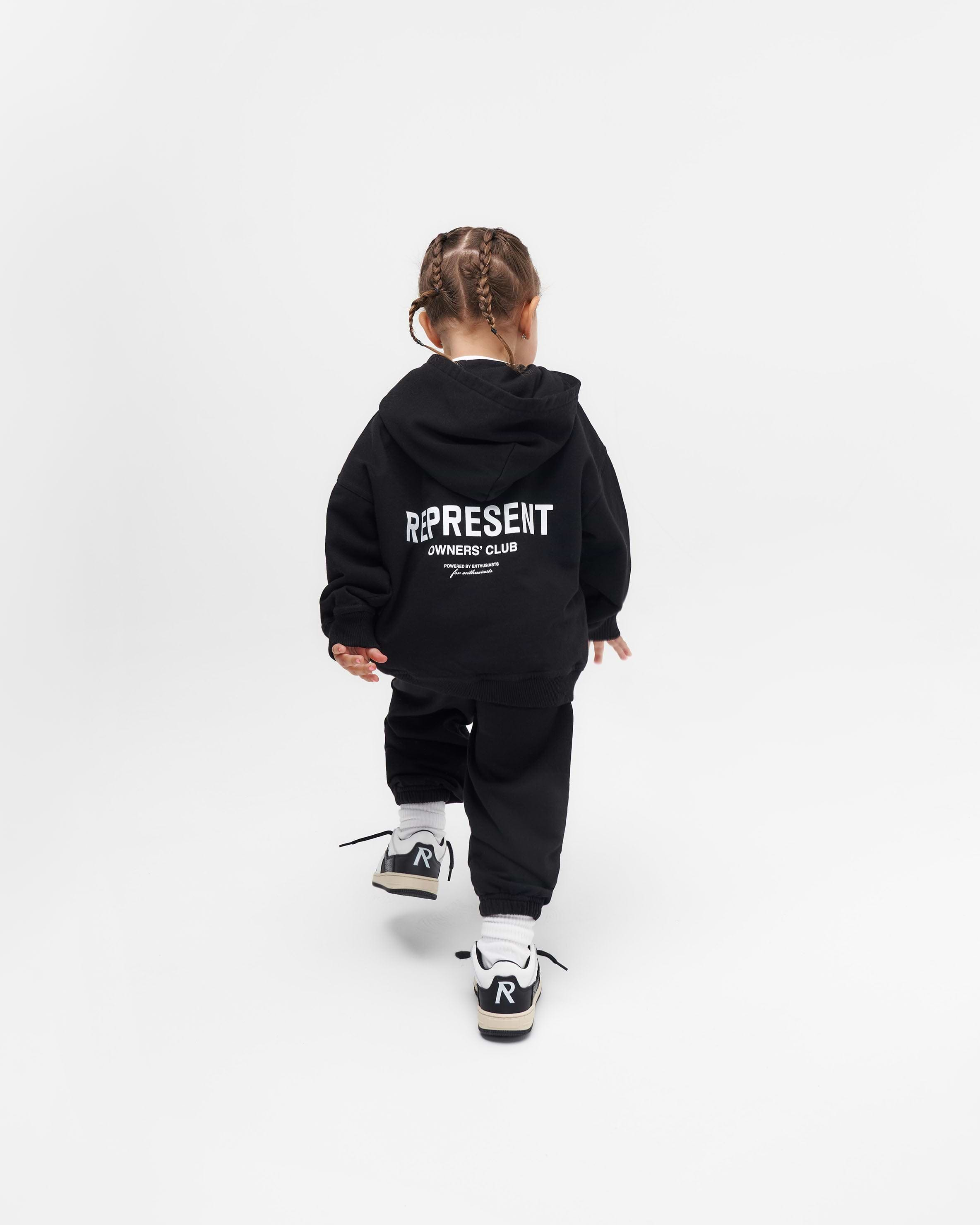 Owners' Club Kids Hoodie | Black | REPRESENT CLO