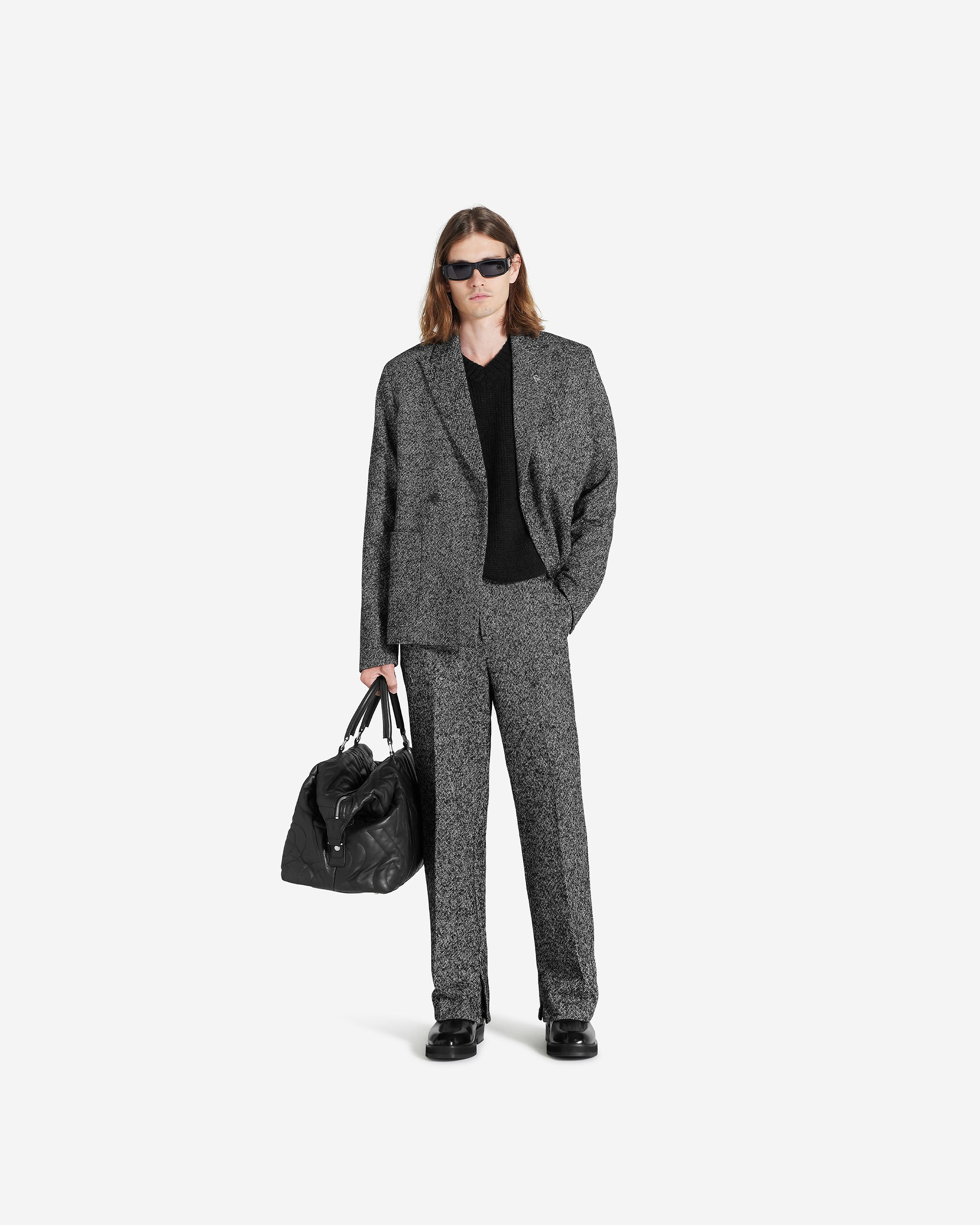 Double Breasted Blazer - Marble