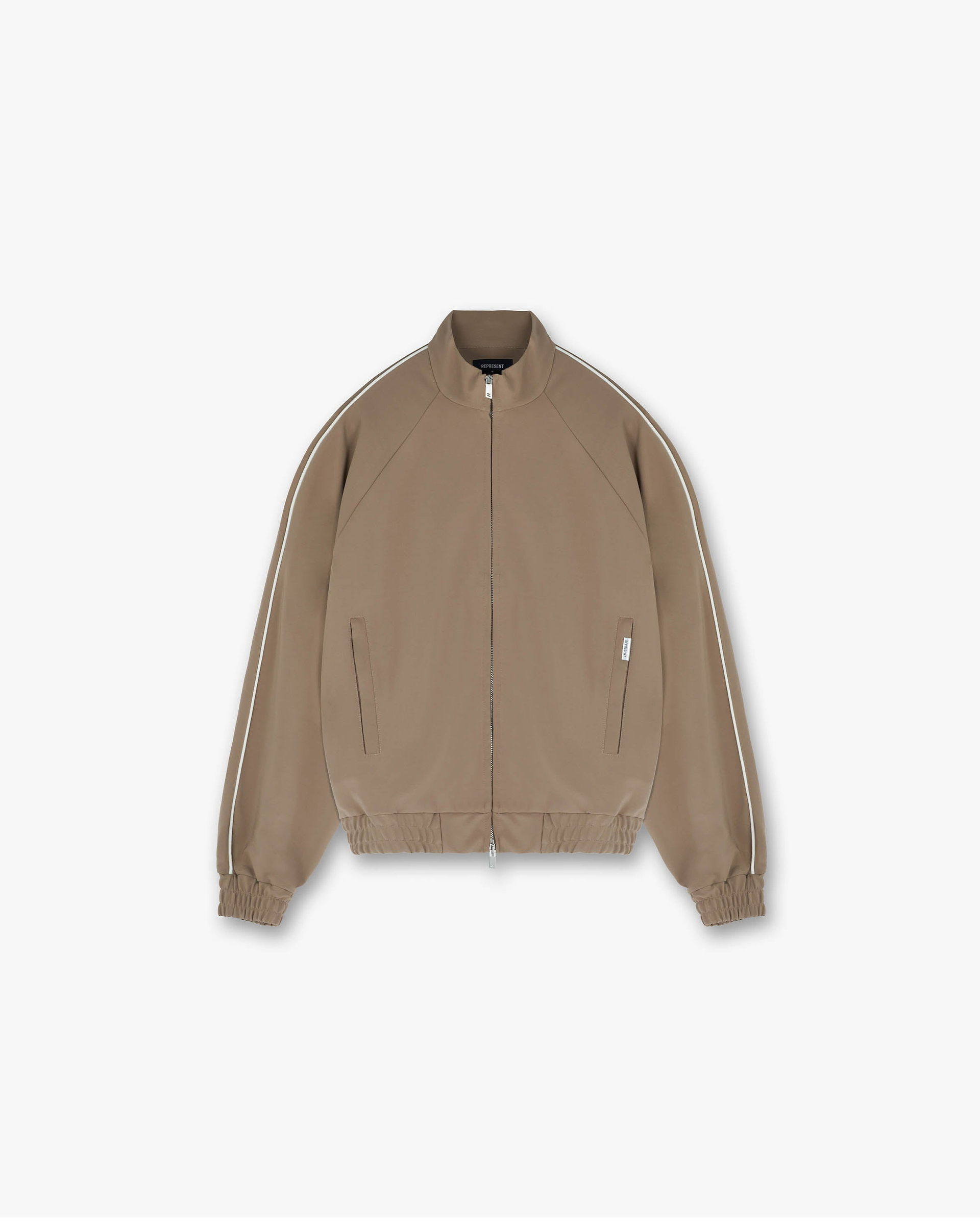 Tracksuit Jacket - Mushroom Flat White