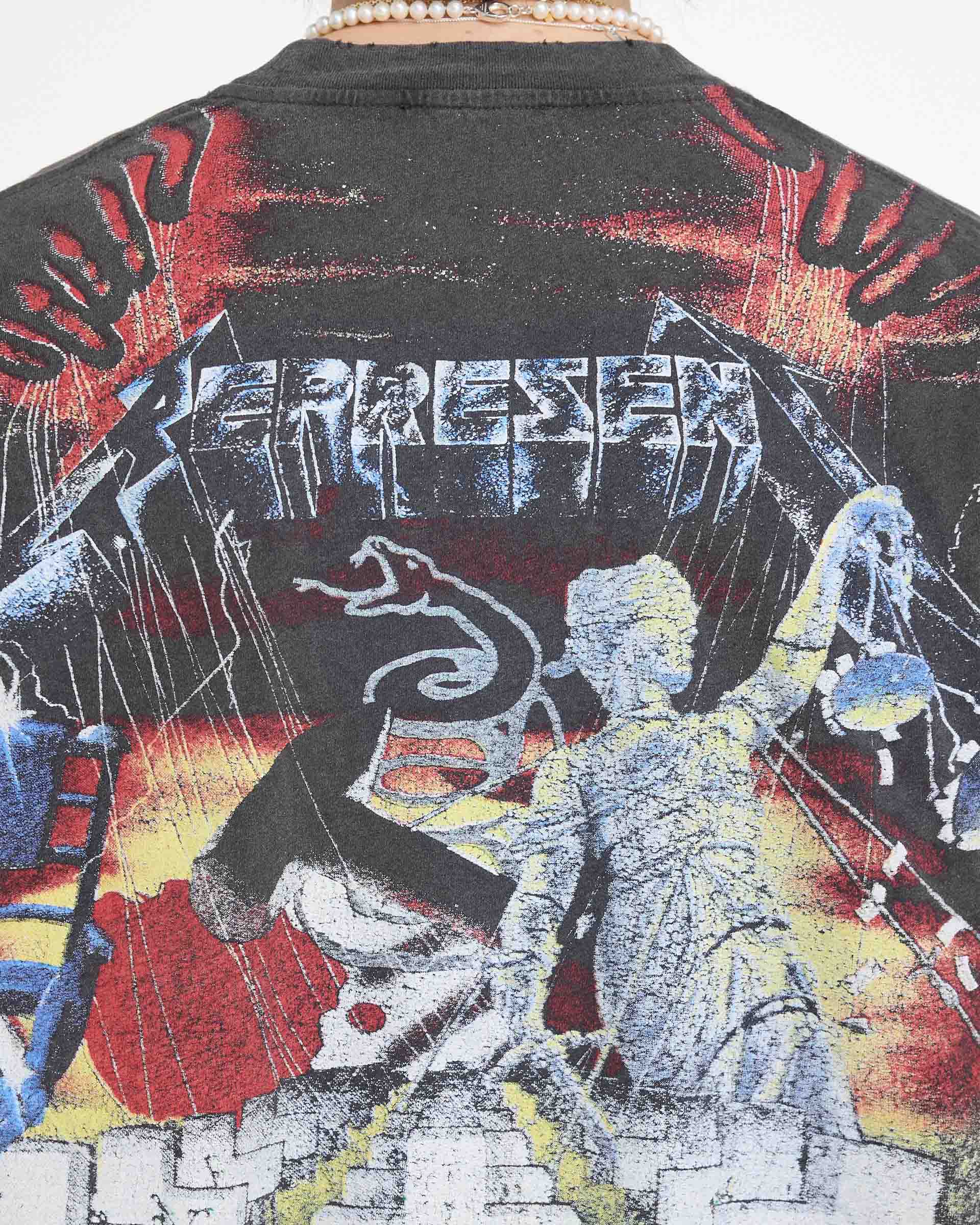 Metallica Master Of Puppets T-Shirt | Vintage Grey | REPRESENT