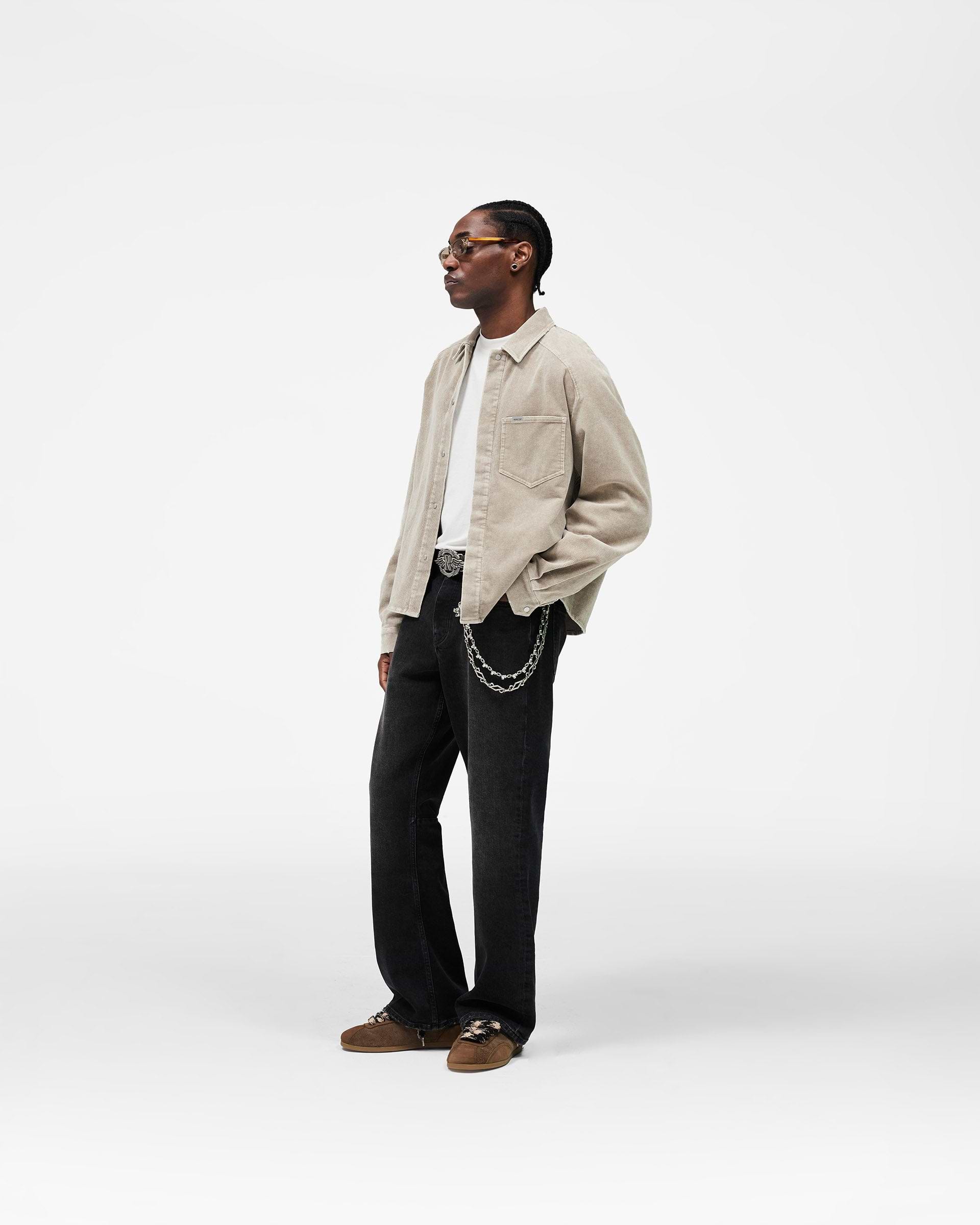 Sierra Cord Shirt Vintage Khaki | Mens Overshirts | REPRESENT