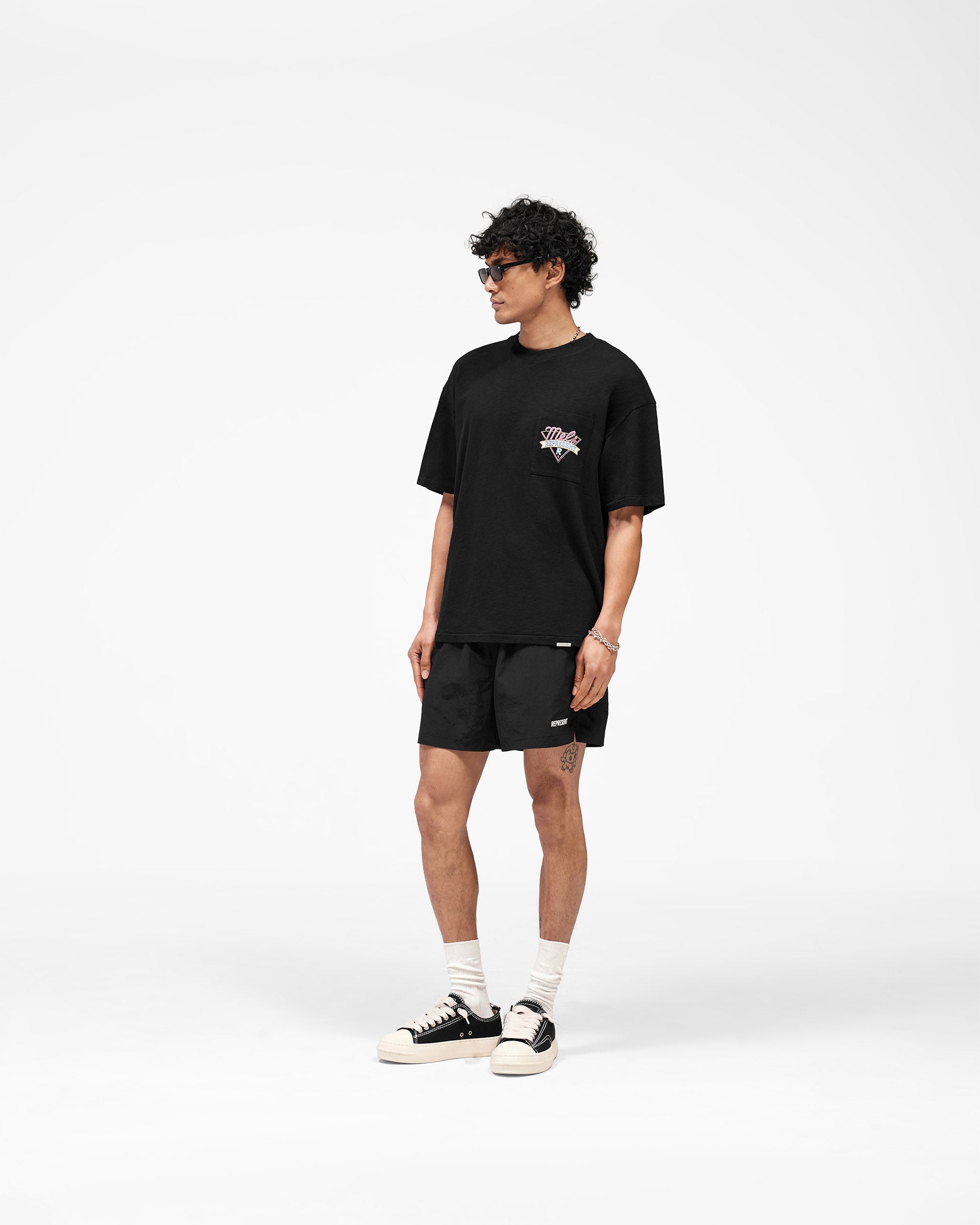 Represent x Mels Diner T-Shirt - Jet Black