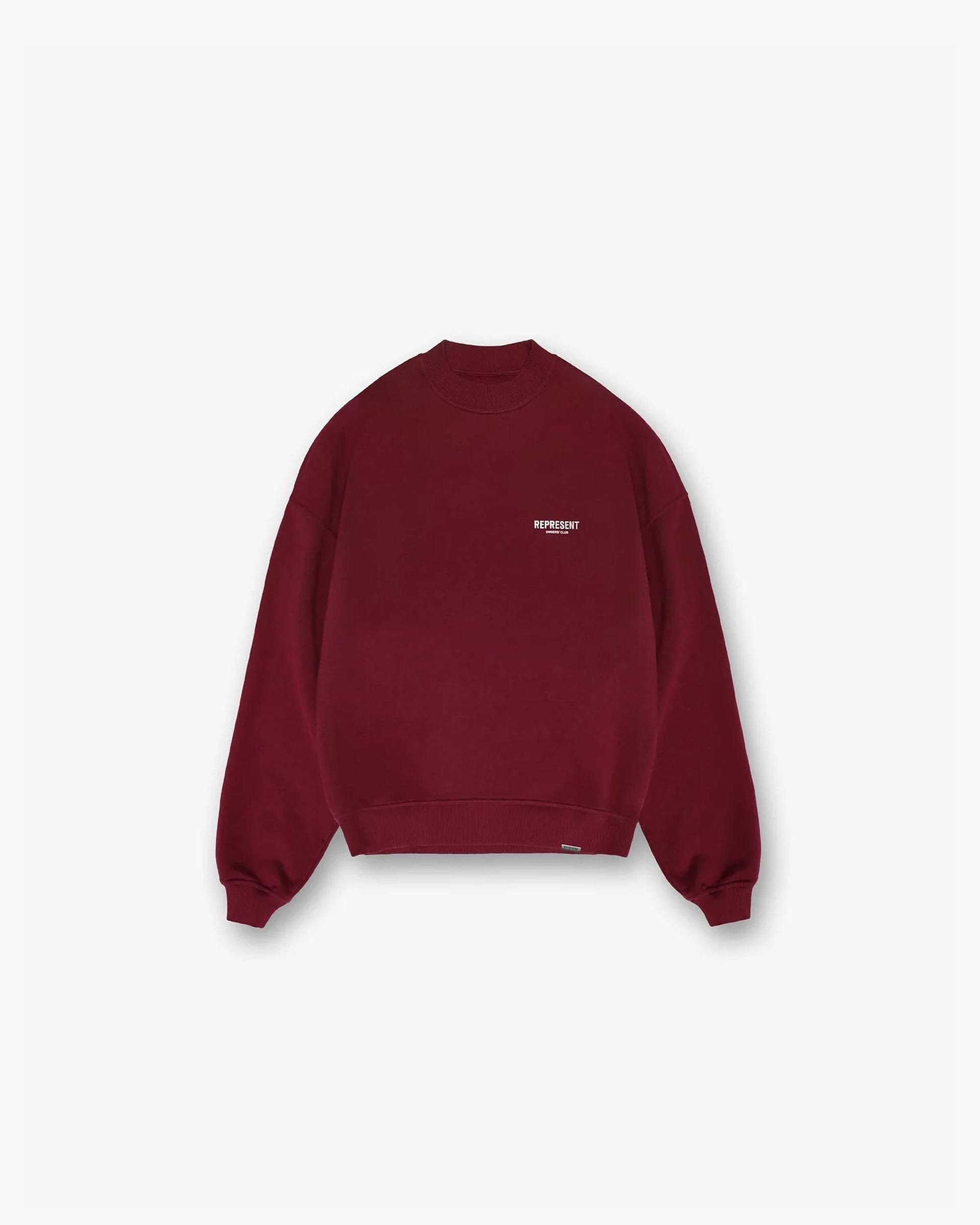Represent Owners Club Sweater | Maroon Sweaters Owners Club | Represent Clo