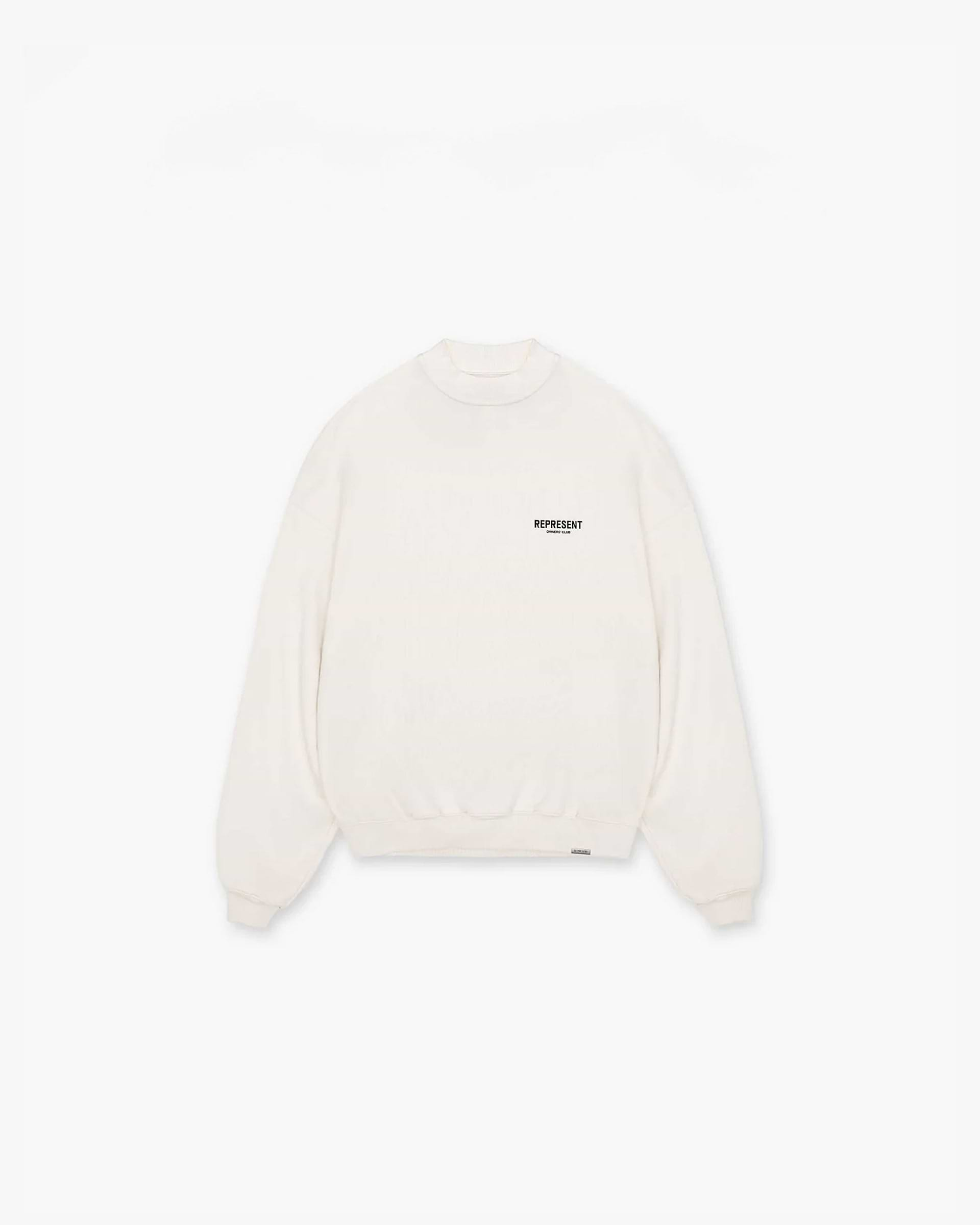 Represent Owners Club Sweater - Flat White