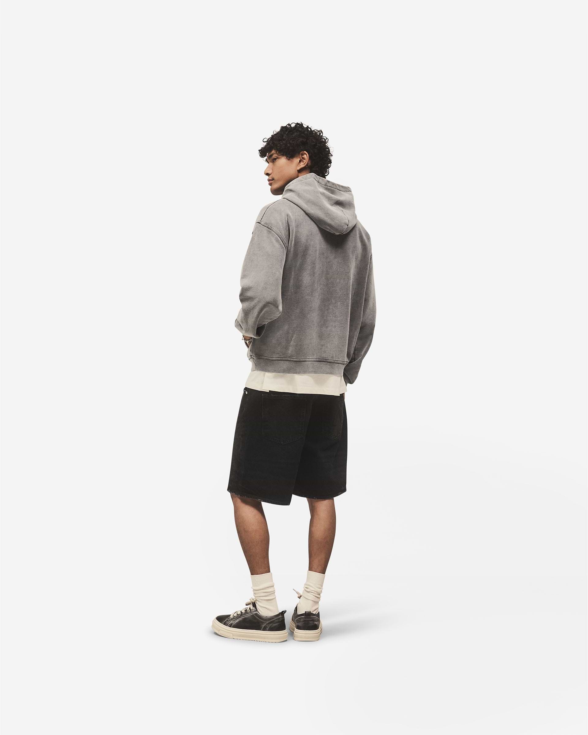 Script Logo Zip Hoodie - Vintage Grey | REPRESENT