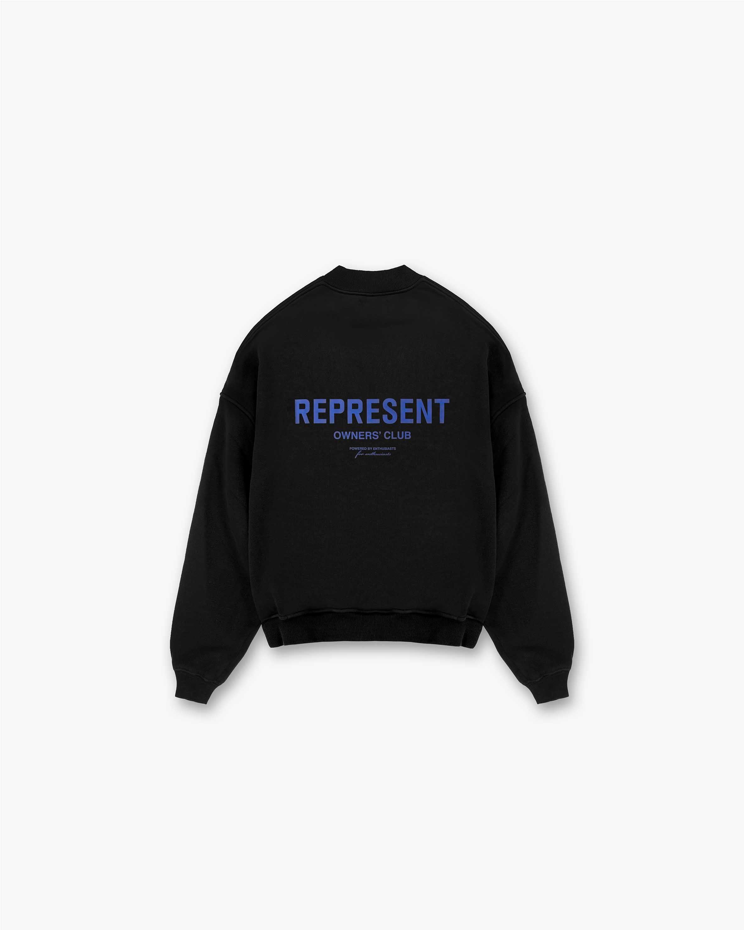 Represent Owners Club Sweater - Black Cobalt | REPRESENT CLO