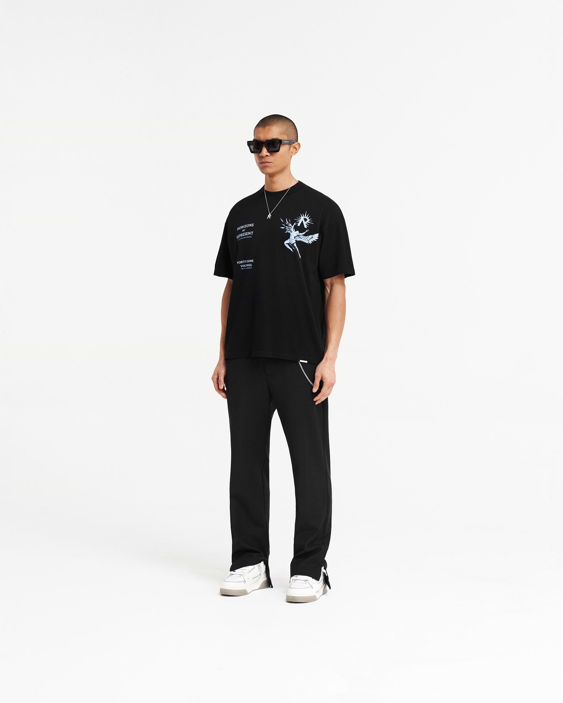 Icarus T-Shirt - Jet Black Blue