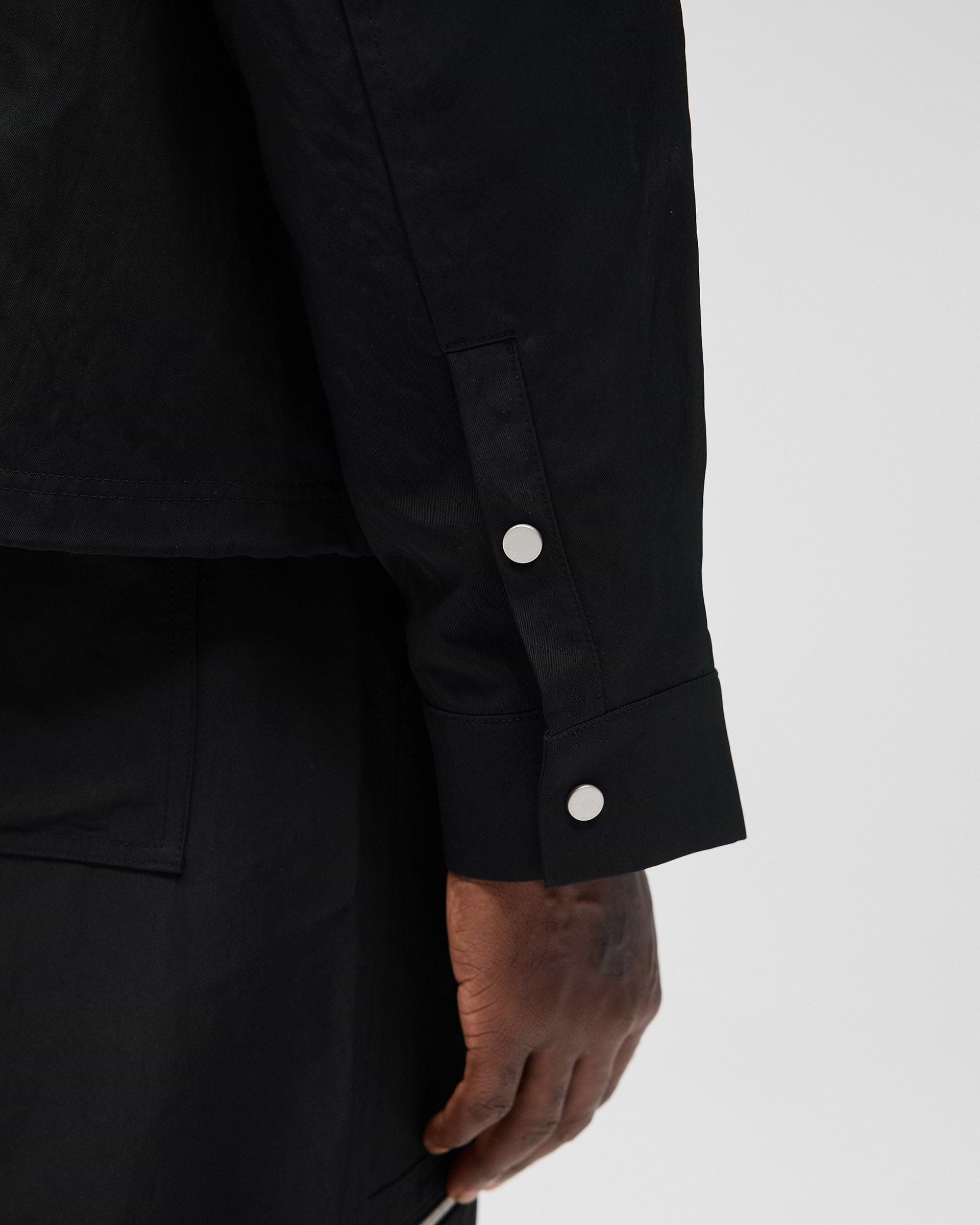 Jet Black Nylon Overshirt | Jackets & Outwear | REPRESENT