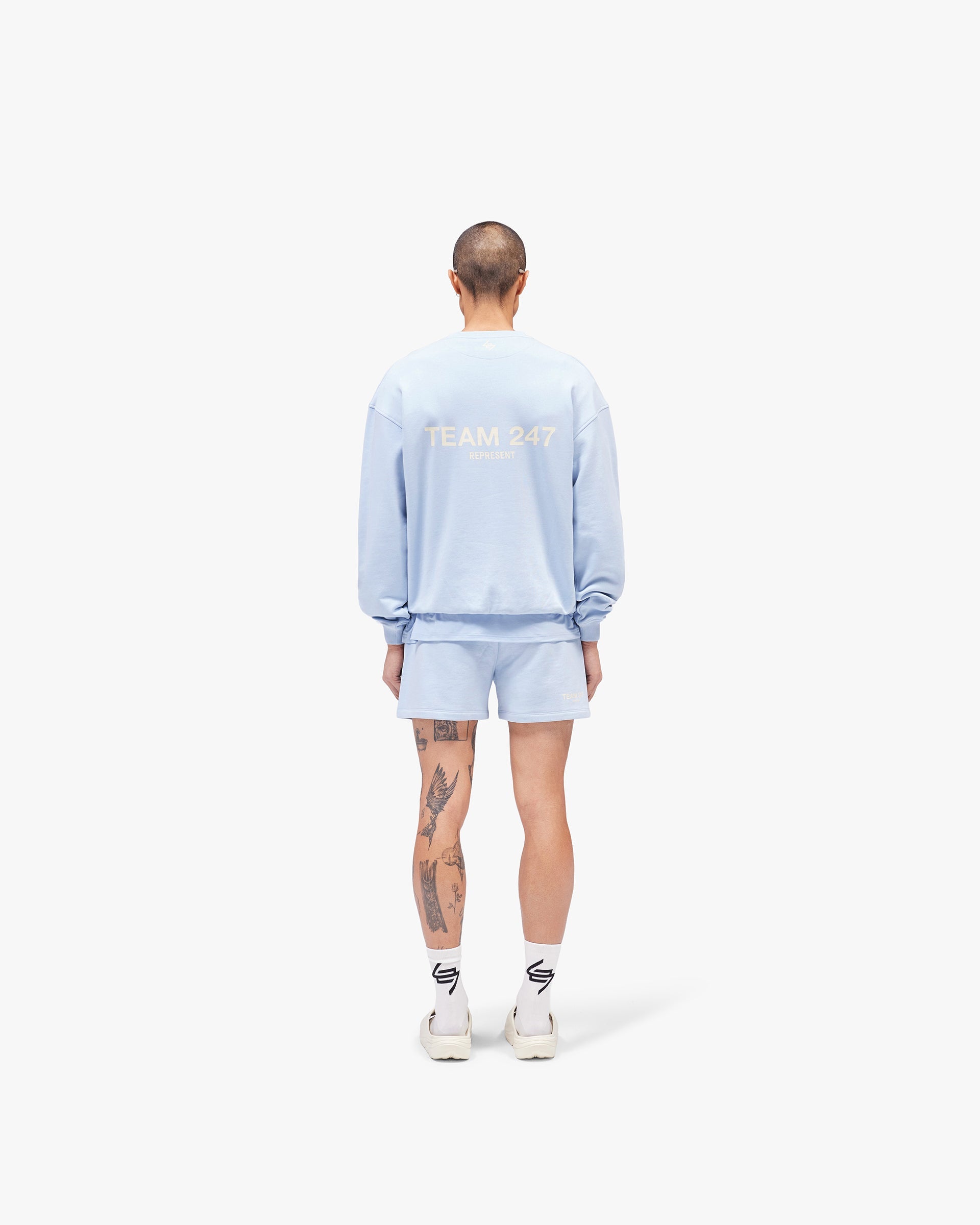 Team 247 Oversized Crew - Glacier