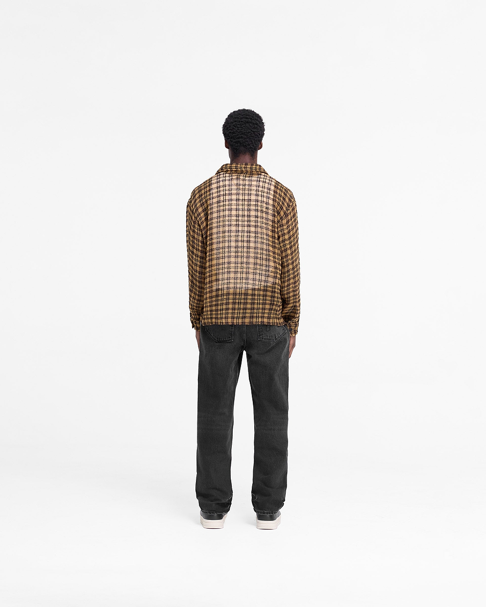 Check Flannel Shirt - Yellow Check