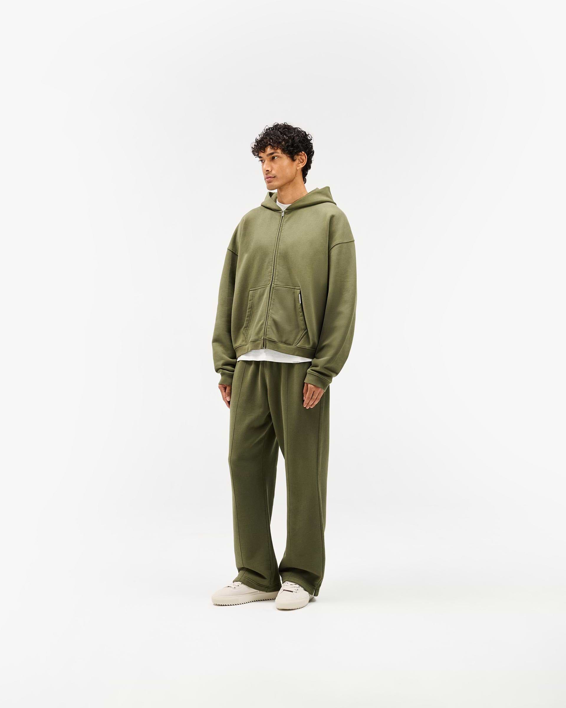 【EMPORIO ARMANI】 Men's Repeat Logo Hoodie Zip up ★ Green Armani Exchange | Shirts | Armani Exchange Zipup Hooded Icon
