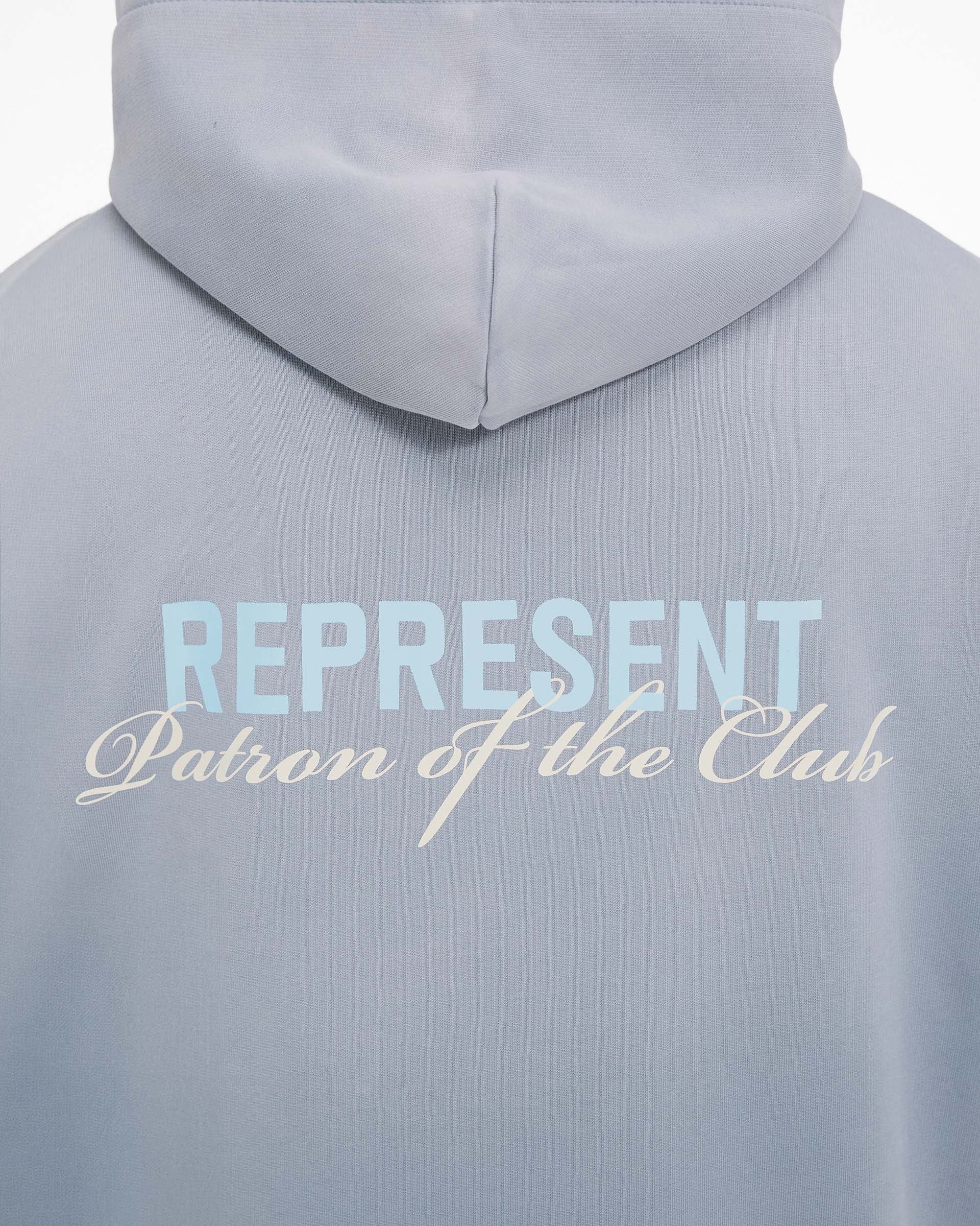Washed Grey Hoodie | Patron of the Club | REPRESENT