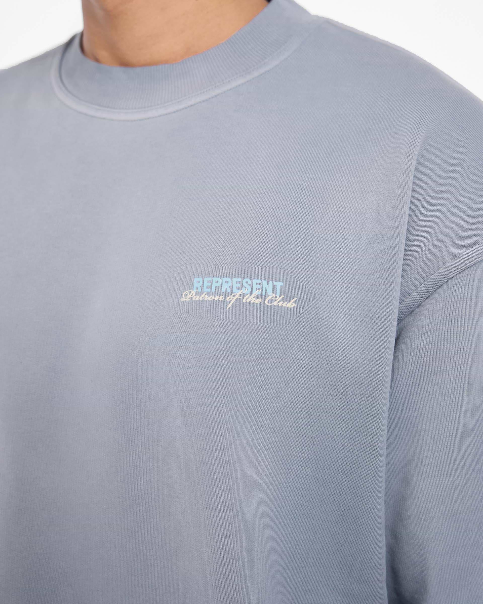 スウェット・トレーナー REPRESENT Patron of the club washed cotton sweatshirt Grigio Washed Grey Sweater | Patron of the Club | REPRESENT