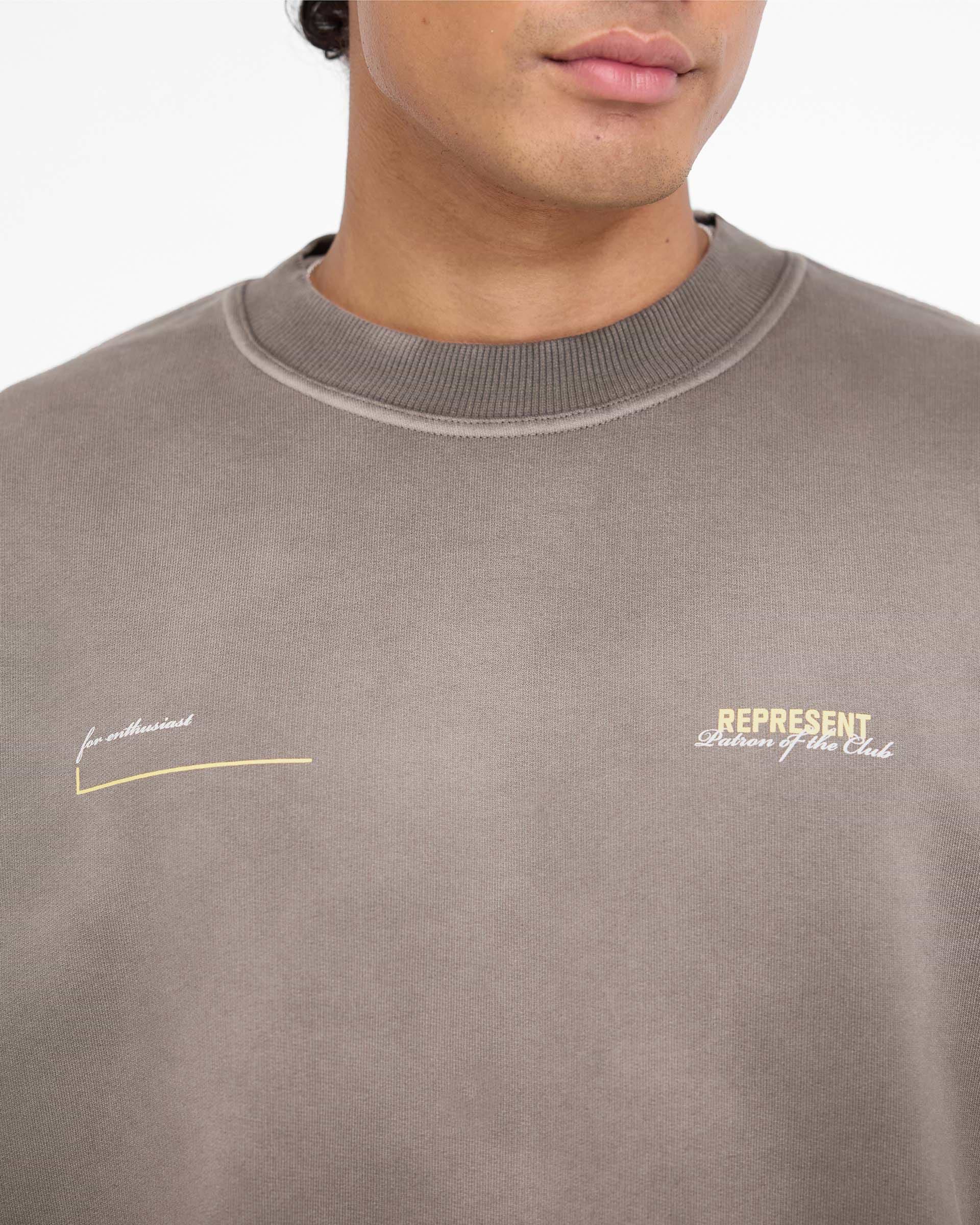 Washed Olive Sweater | Patron of the Club | REPRESENT