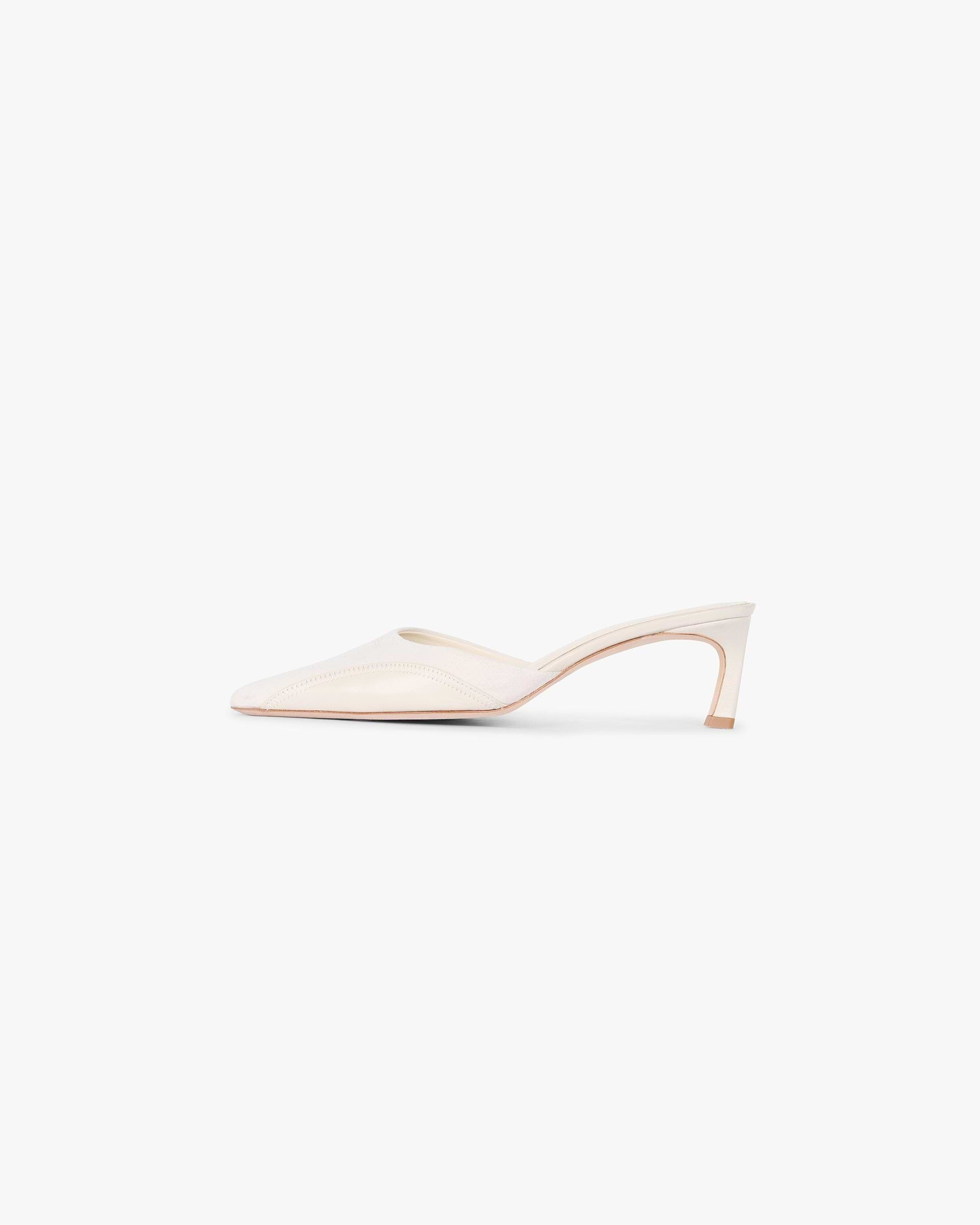 Pointed Mule - Ecru