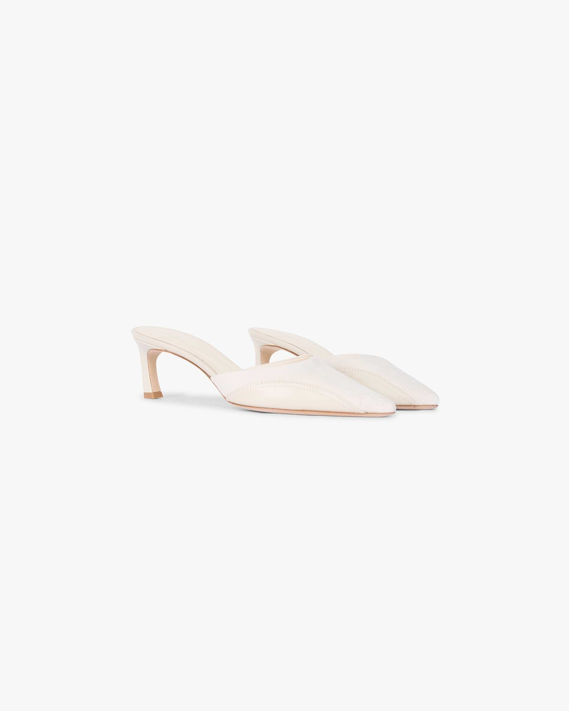 Pointed Mule - Ecru