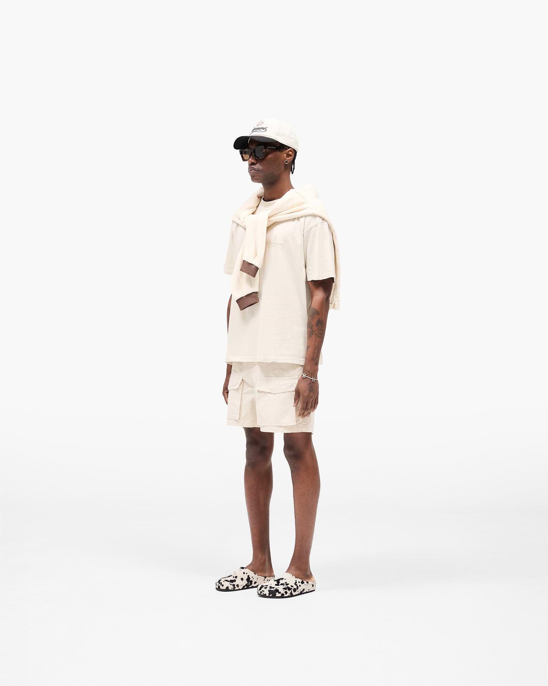 Front Pocket Cargo Short - Champagne