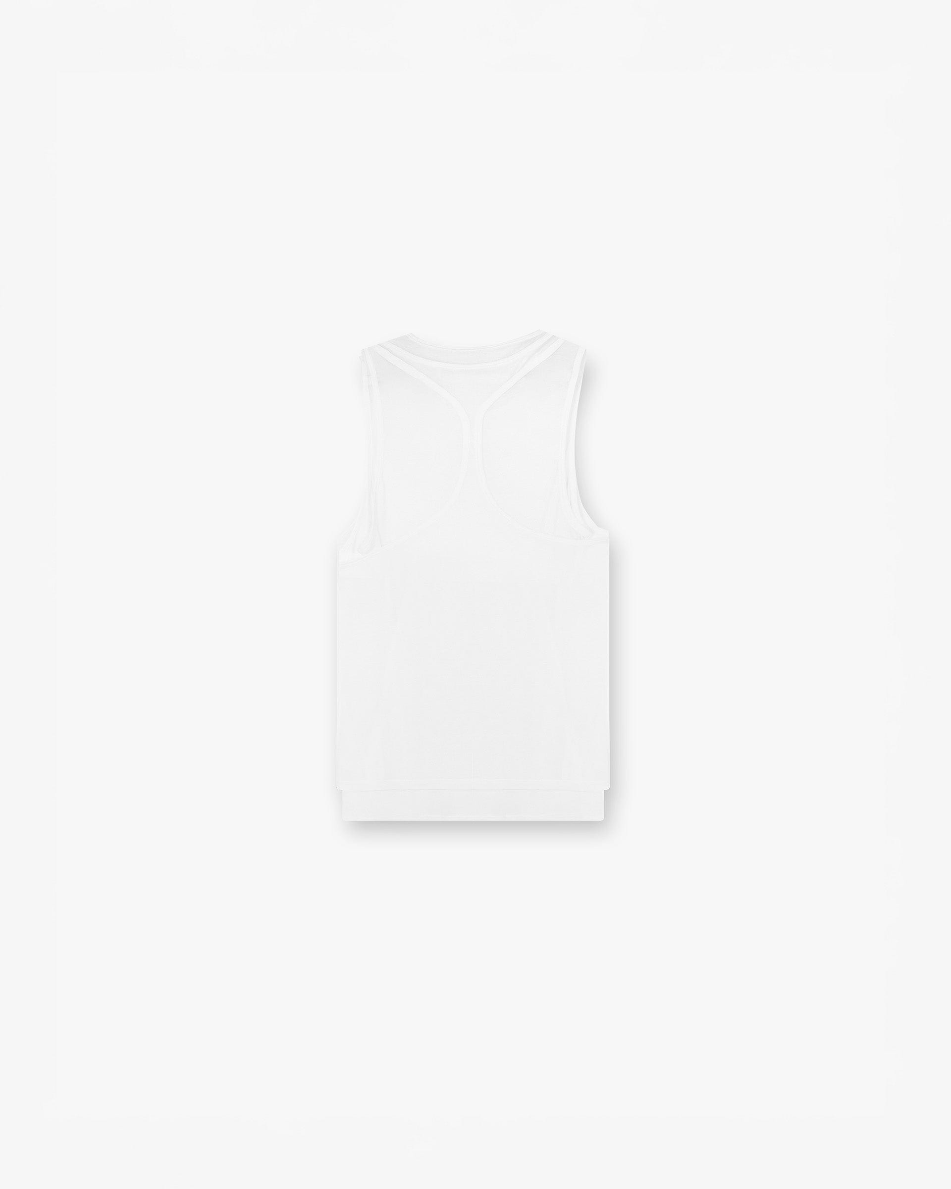 247 Double Layer Training Vest - White