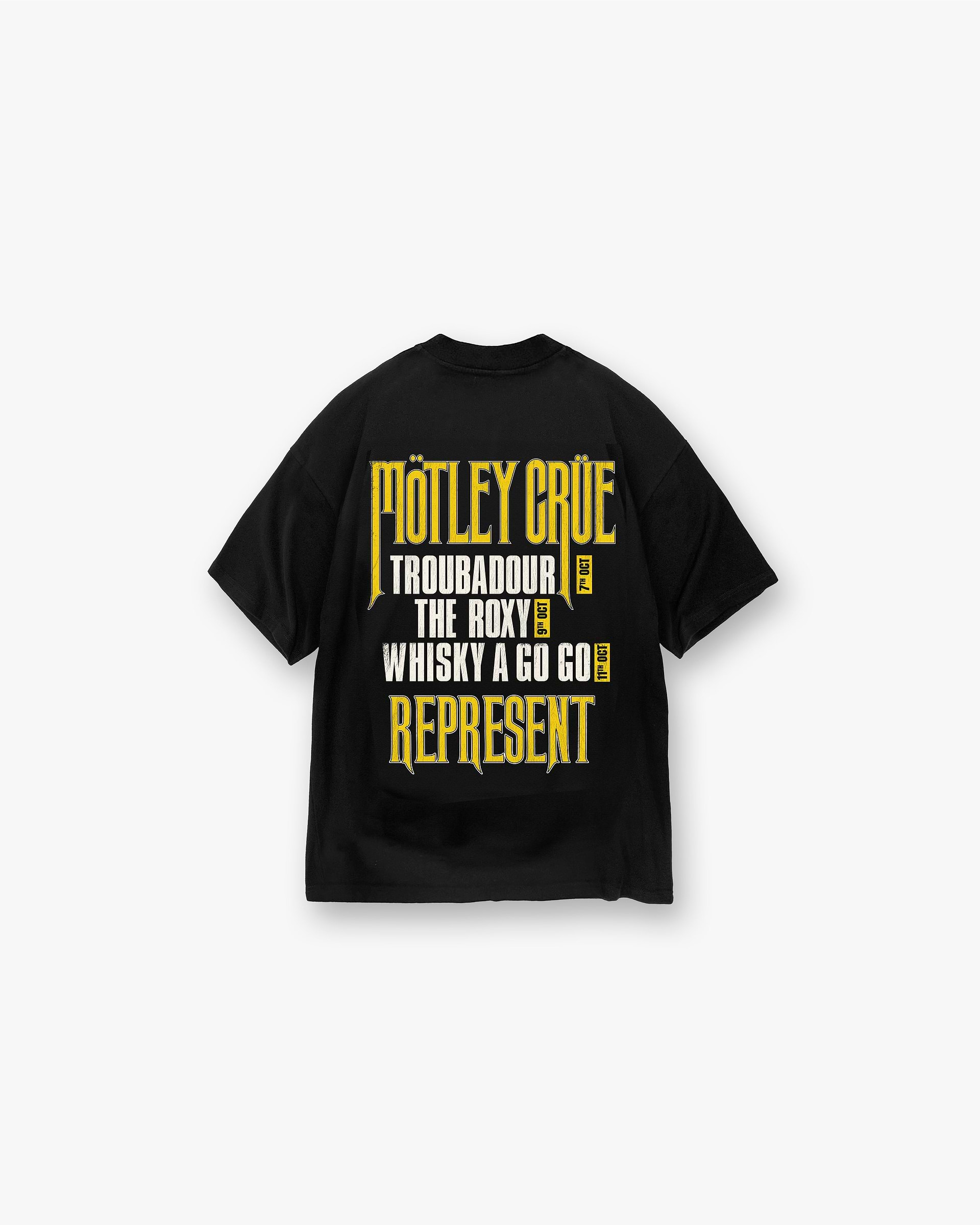 Represent X M√∂tley Cr√ºe Secret Show T-Shirt - Black