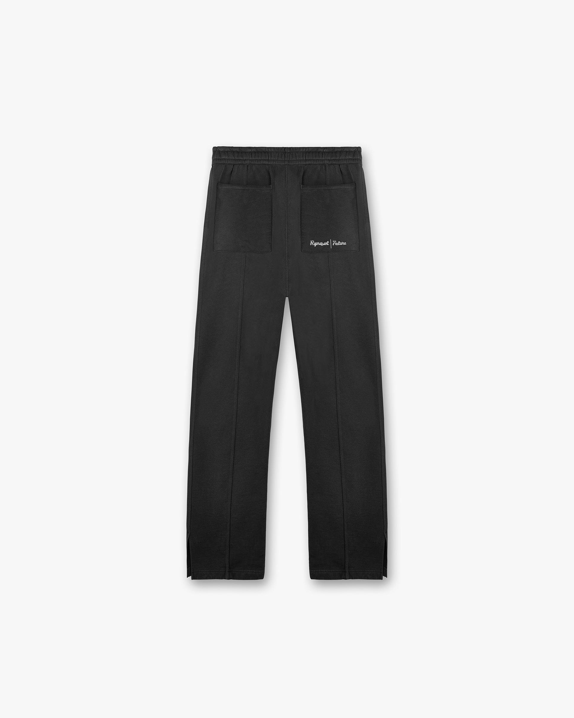 Represent X Feature Step Hem Sweatpants - Stained Black