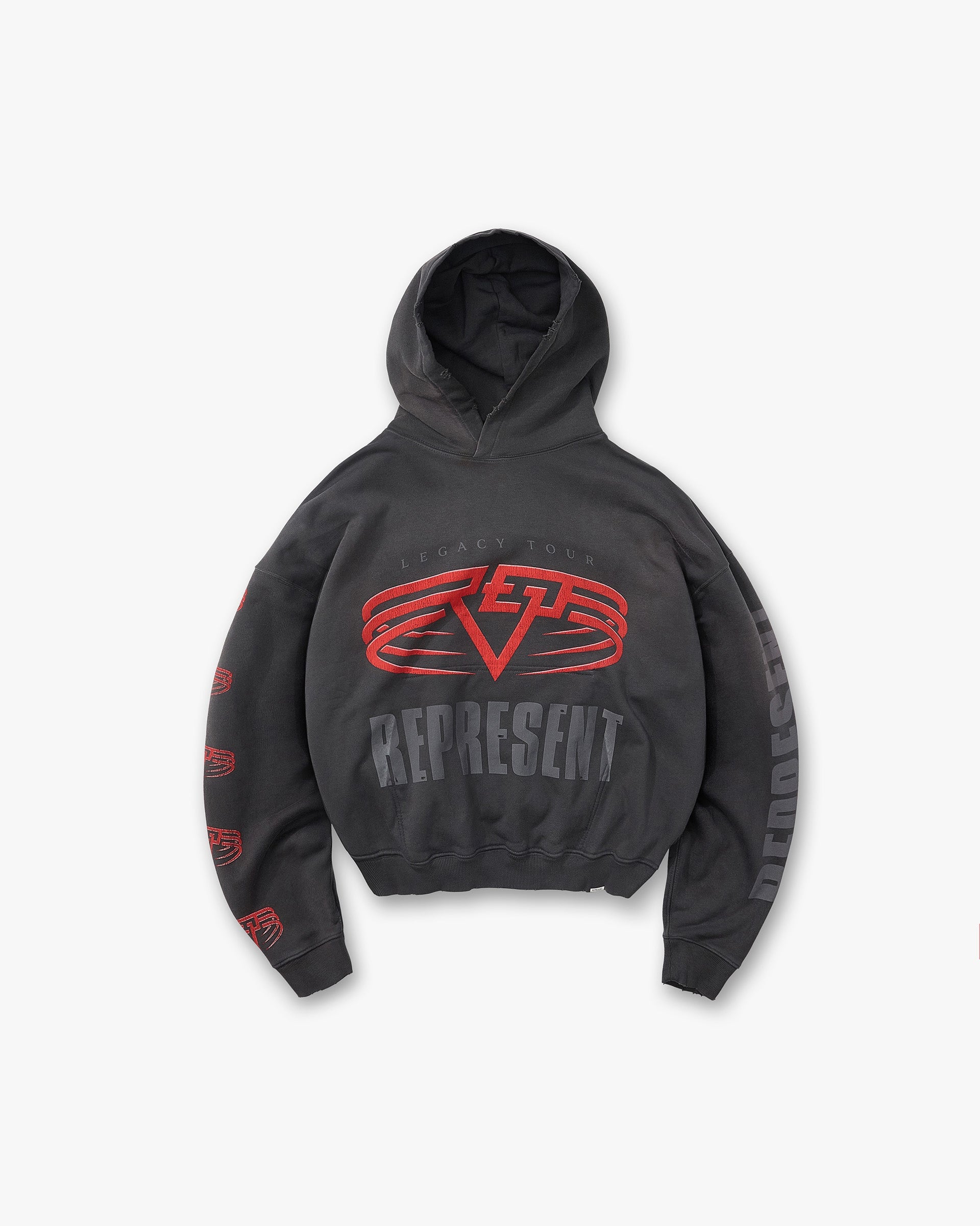 Reversible Living Legacy Tour Hoodie - Sun Fade Grey | REPRESENT